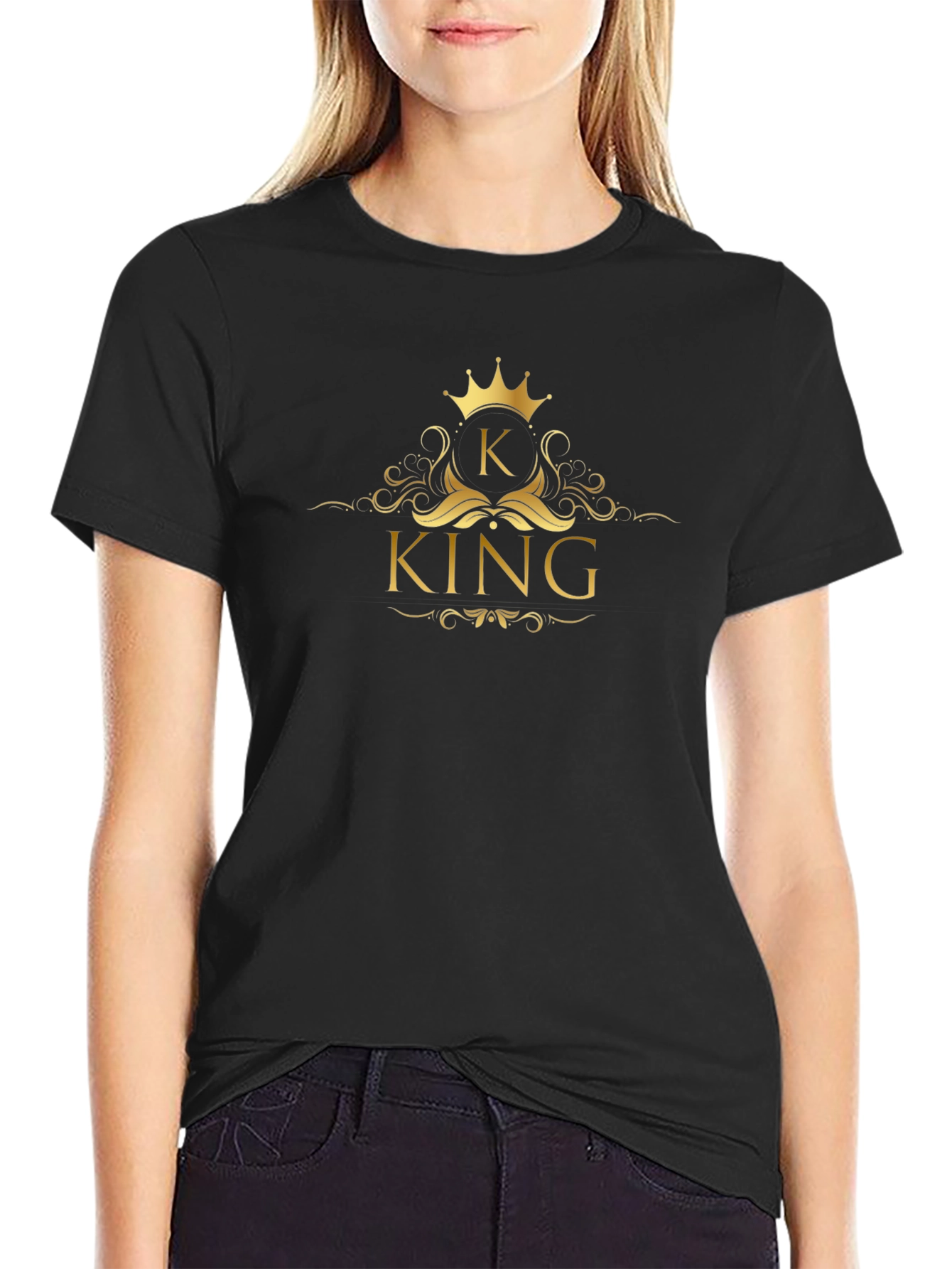 King Crown Graphic T-Shirt - Black