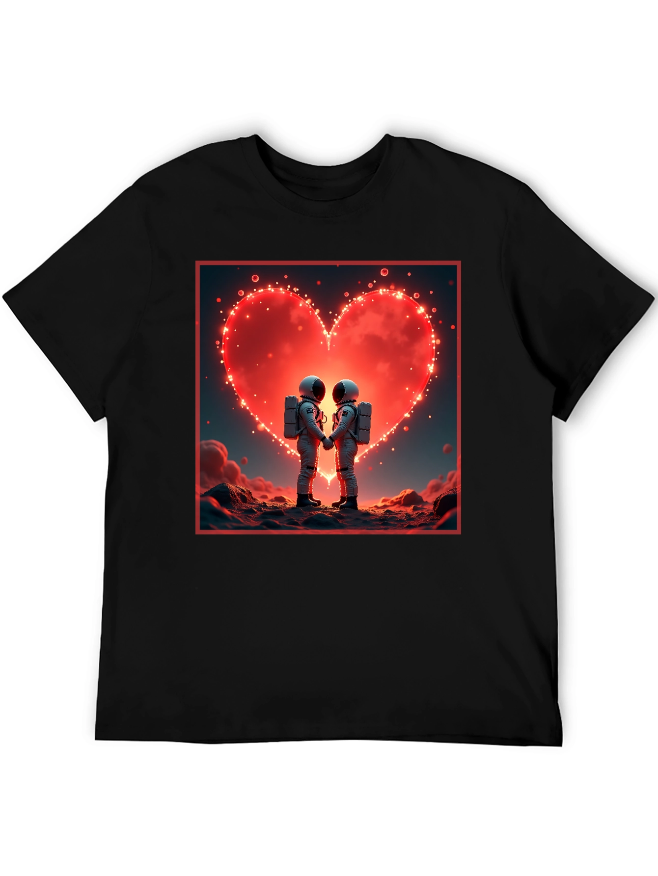 Astronaut Love T-Shirt Space Romance Tee
