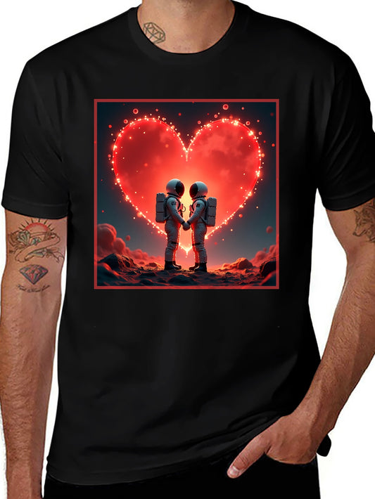 Astronaut Love T-Shirt Space Romance Tee