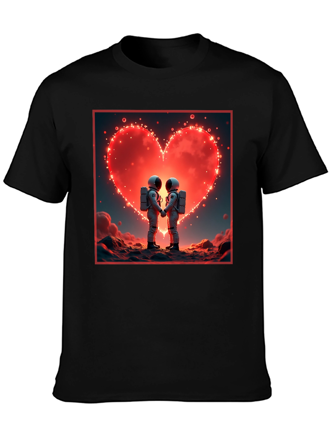 Astronaut Love T-Shirt Space Romance Tee