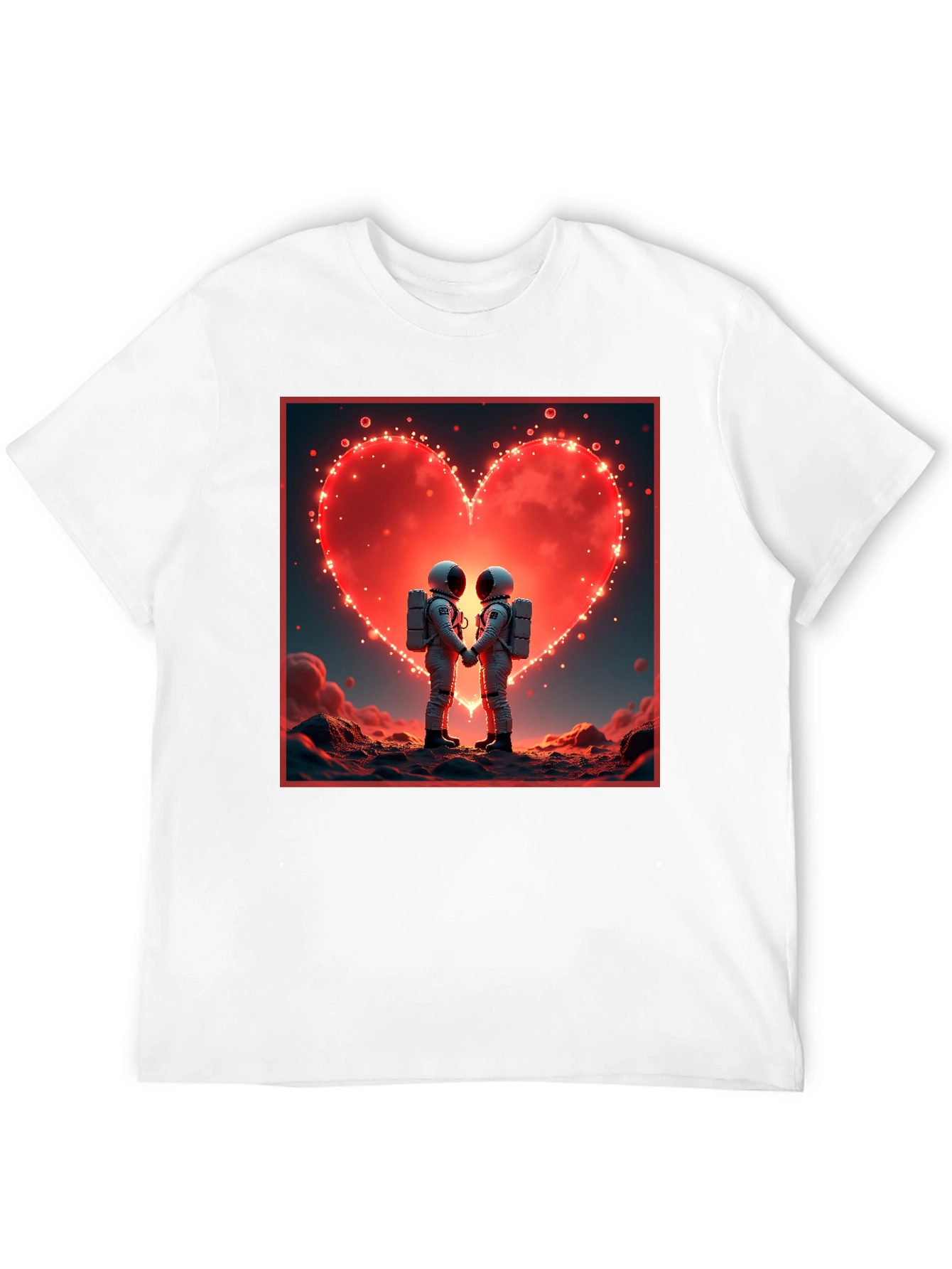Astronaut Love T-Shirt Space Romance Tee