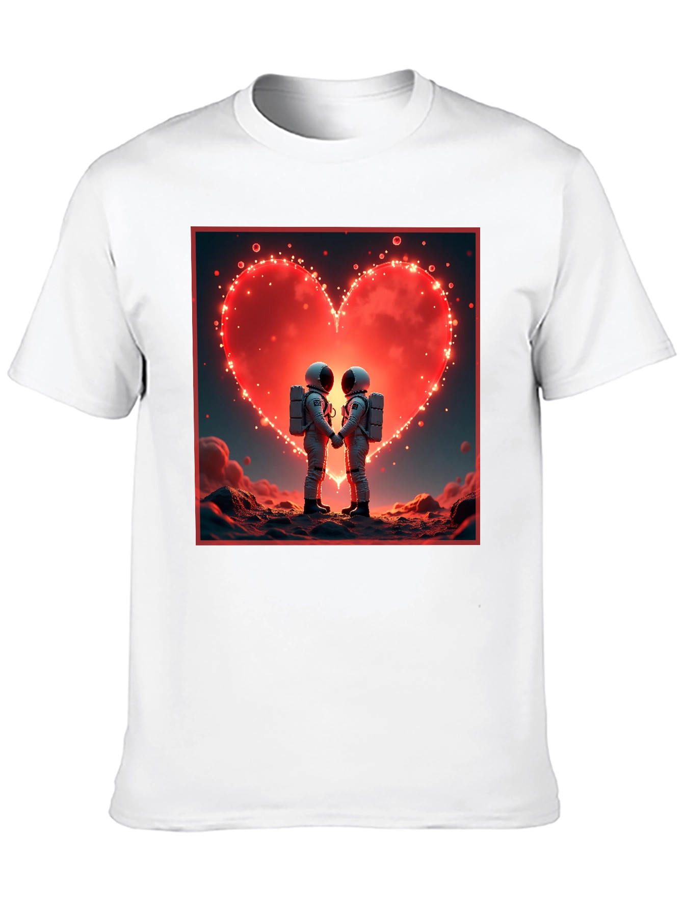 Astronaut Love T-Shirt Space Romance Tee