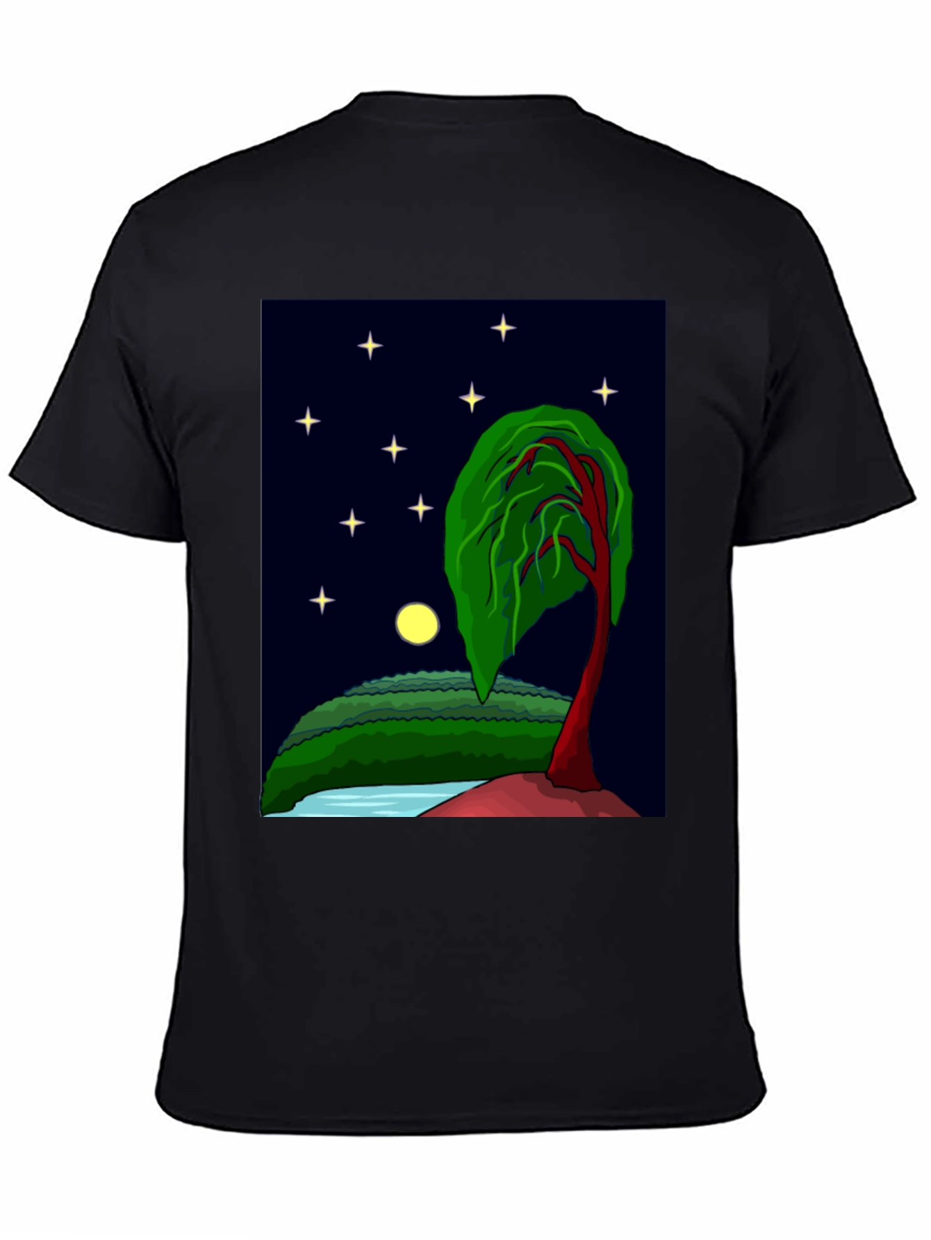 Night Landscape Graphic Tee