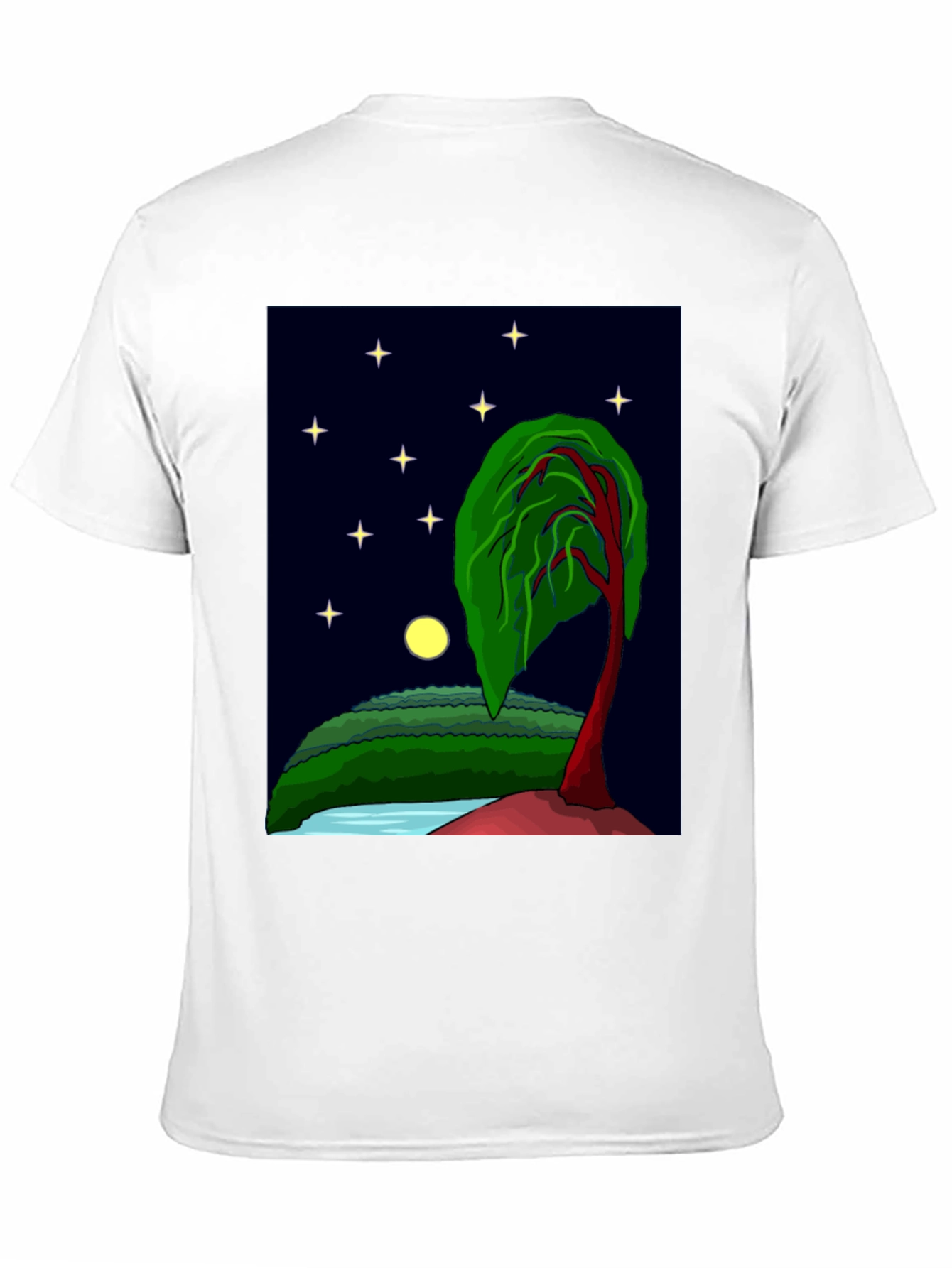 Night Landscape Graphic Tee