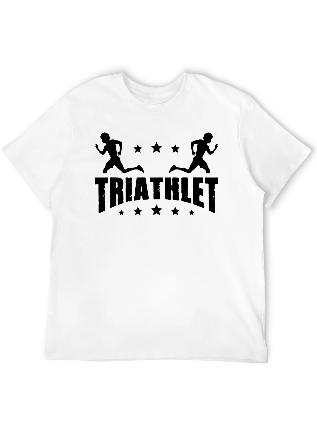 Triathlete Graphic Tee - Black Athletic Shirt