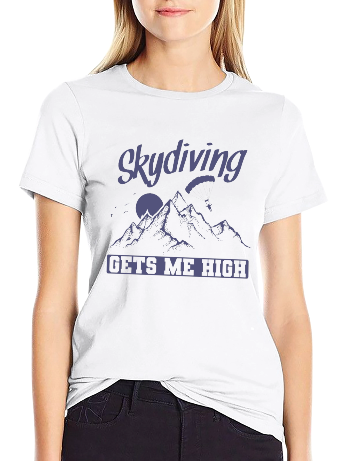 Skydiving Gets Me High T-Shirt