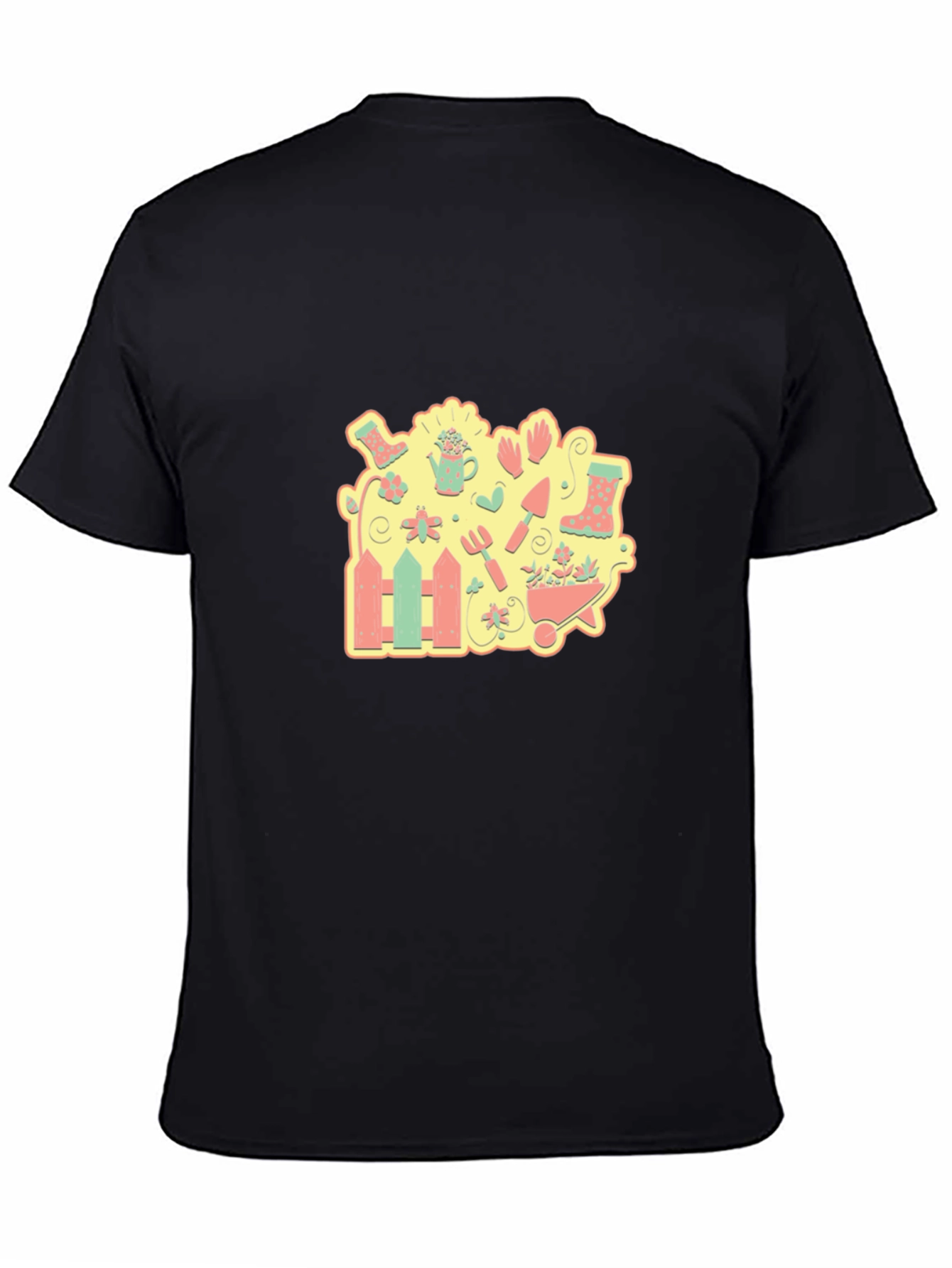 Gardening Graphic Tee - Black