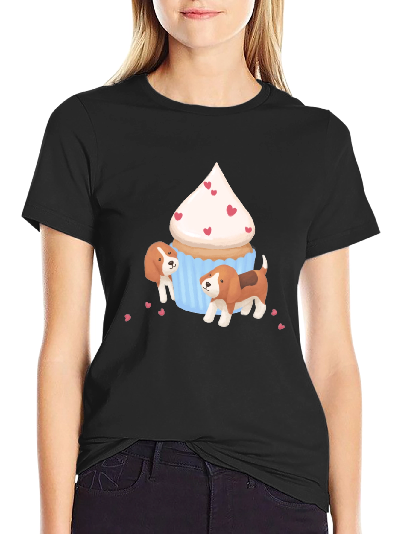 Cupcake & Beagle T-Shirt