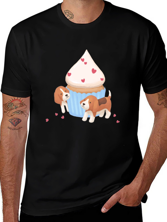 Cupcake & Beagle T-Shirt