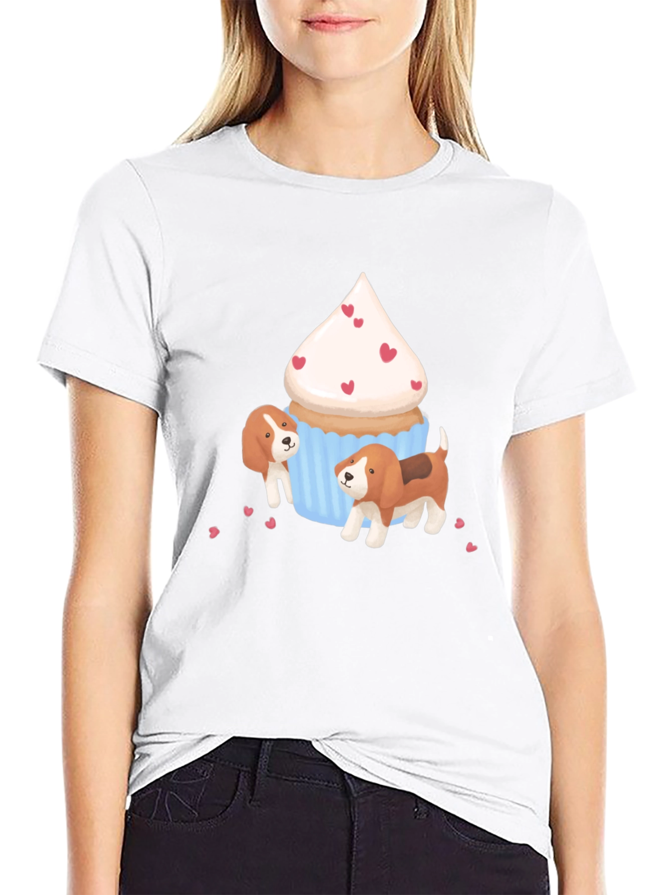 Cupcake & Beagle T-Shirt