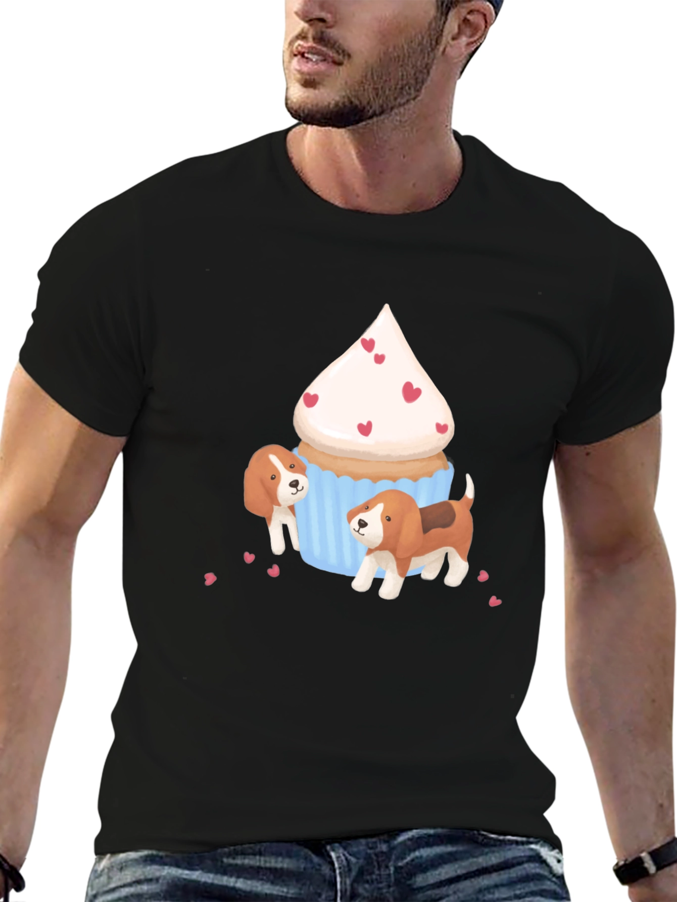 Cupcake & Beagle T-Shirt