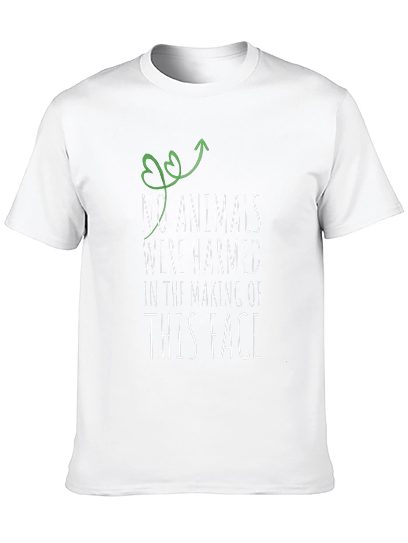 Vegan Statement T-Shirt: No Animals Harmed