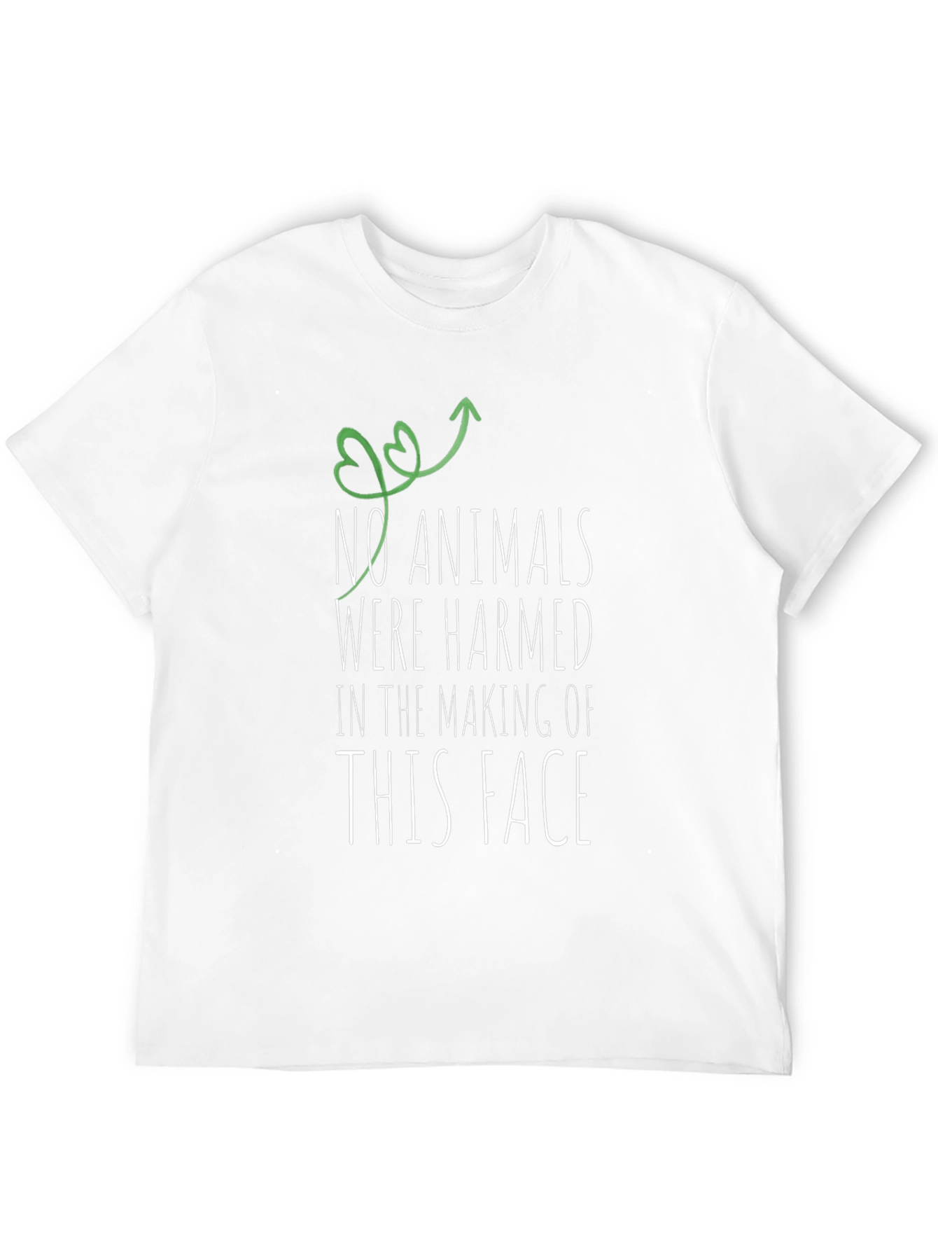 Vegan Statement T-Shirt: No Animals Harmed