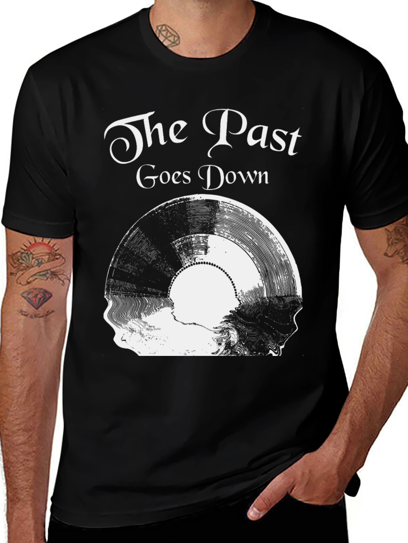 The Past Goes Down Graphic Tee