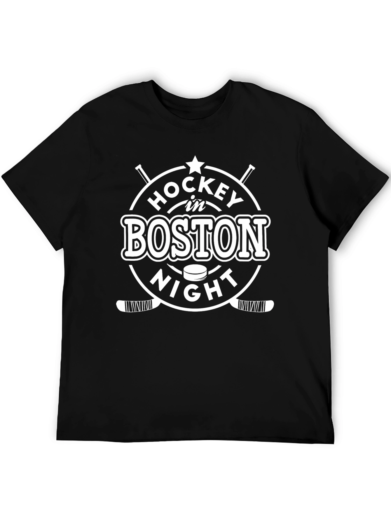 Hockey in Boston Night T-Shirt