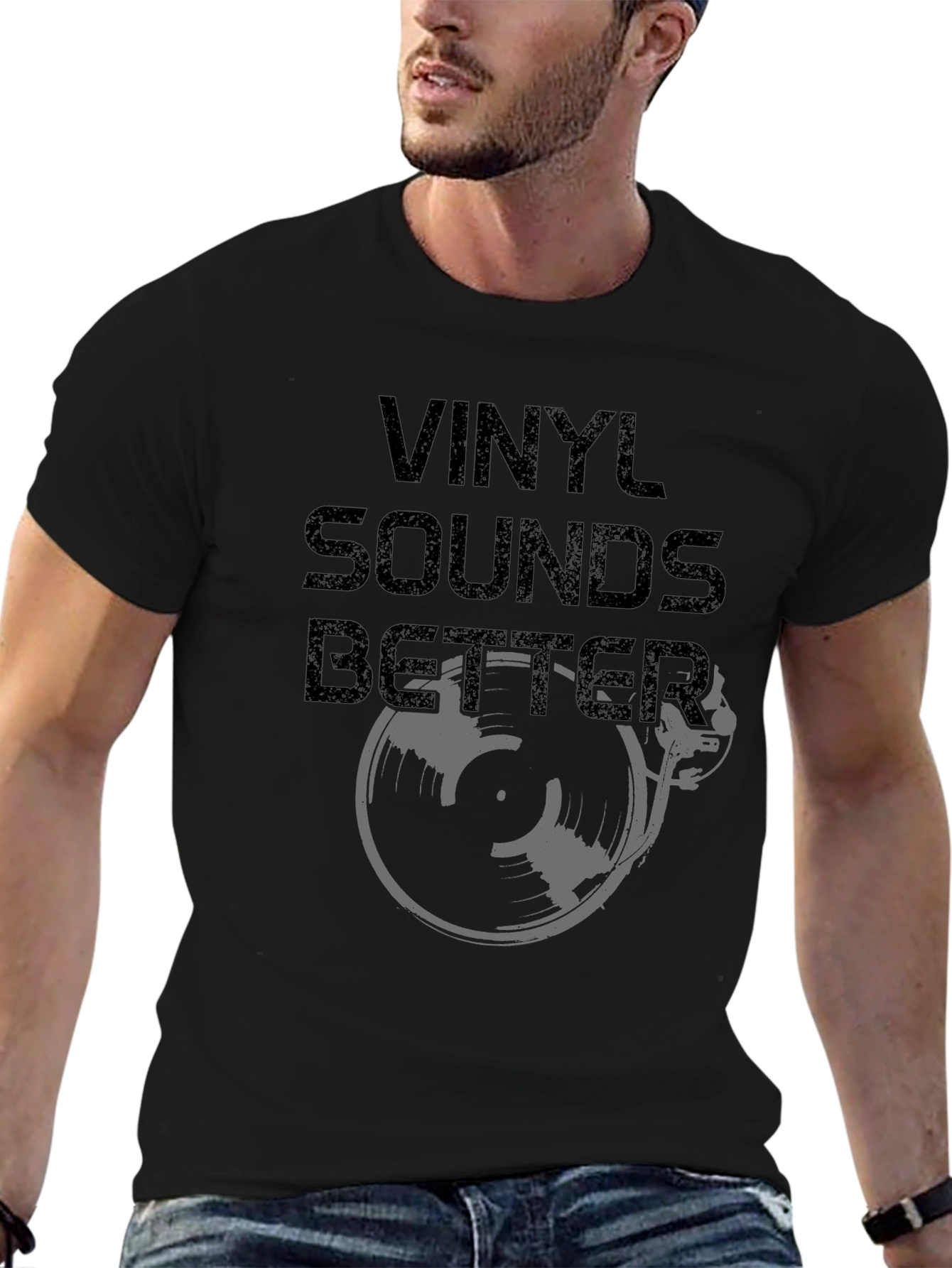 Vinyl Sounds Better Graphic T-Shirt