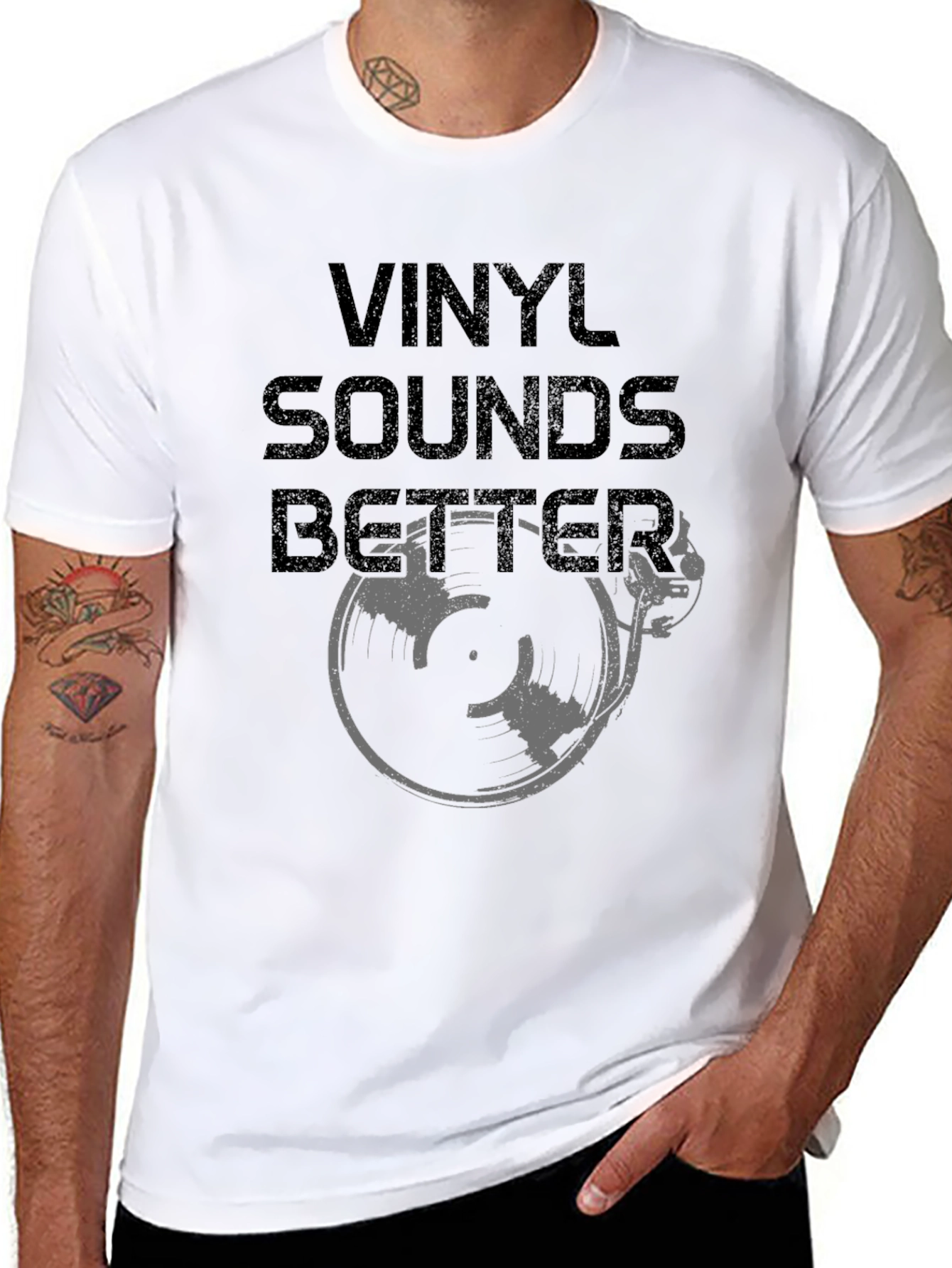 Vinyl Sounds Better Graphic T-Shirt