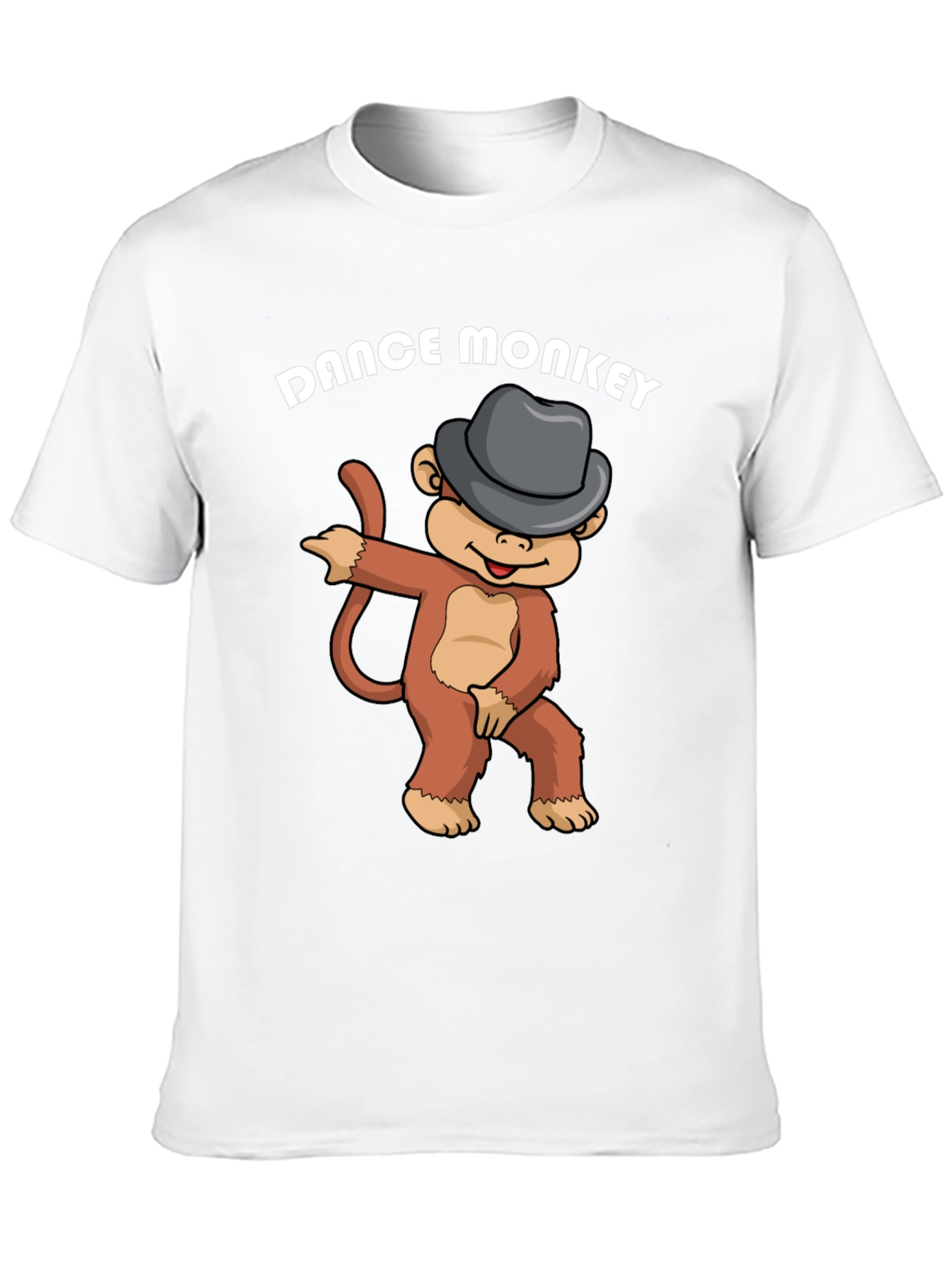 Dance Monkey Graphic Tee - Fun Cartoon Shirt