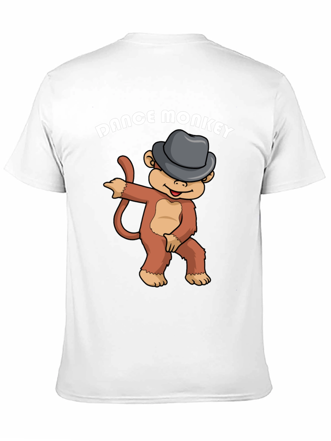 Dance Monkey Graphic Tee - Fun Cartoon Shirt