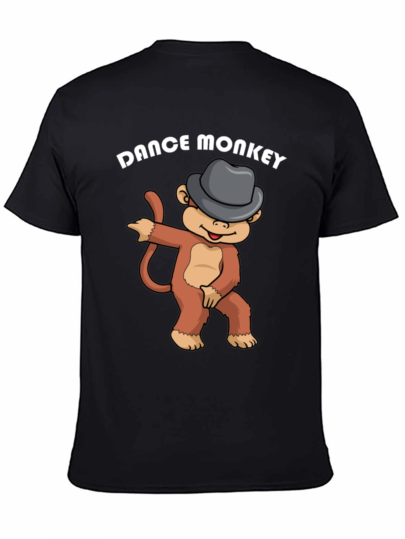 Dance Monkey Graphic Tee - Fun Cartoon Shirt