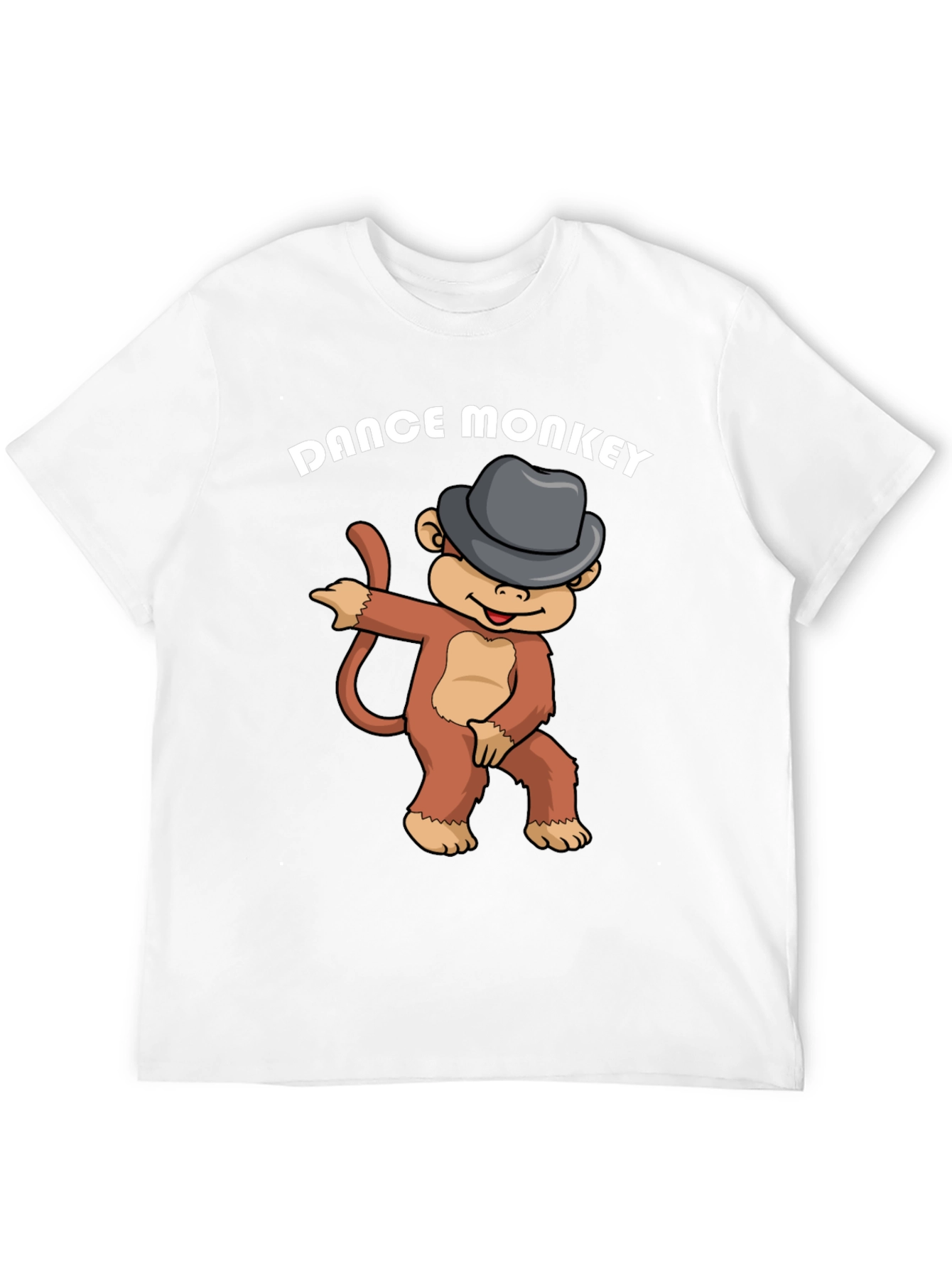 Dance Monkey Graphic Tee - Fun Cartoon Shirt