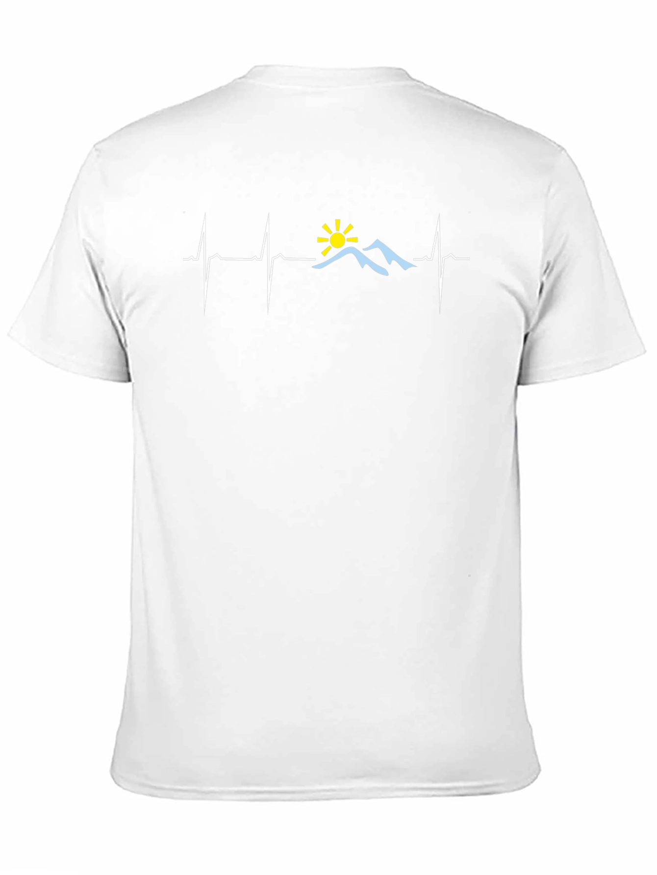 Mountain Heartbeat Graphic Tee - Black