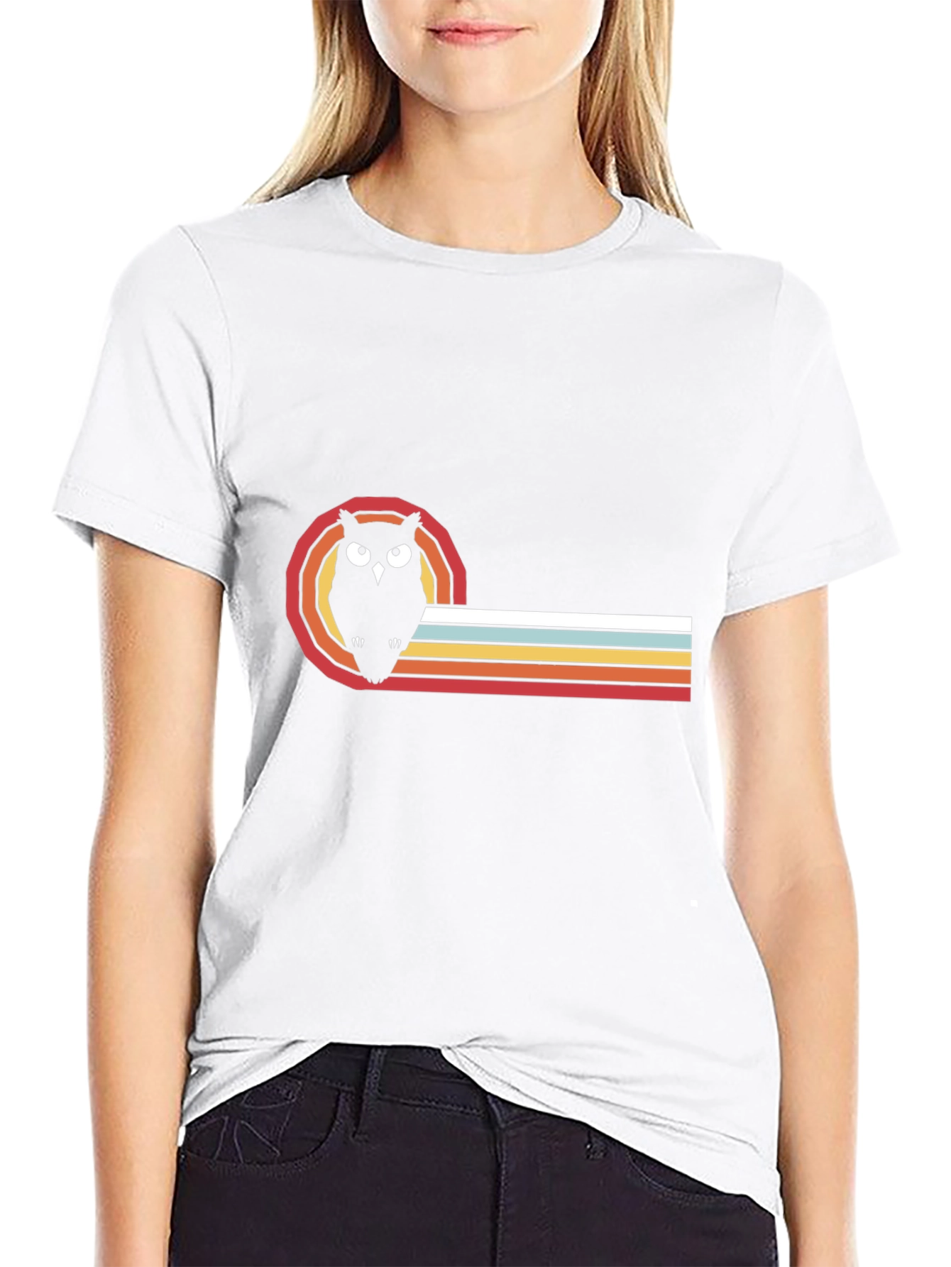 Retro Owl Graphic Tee - Cool Bird Lover T-Shirt