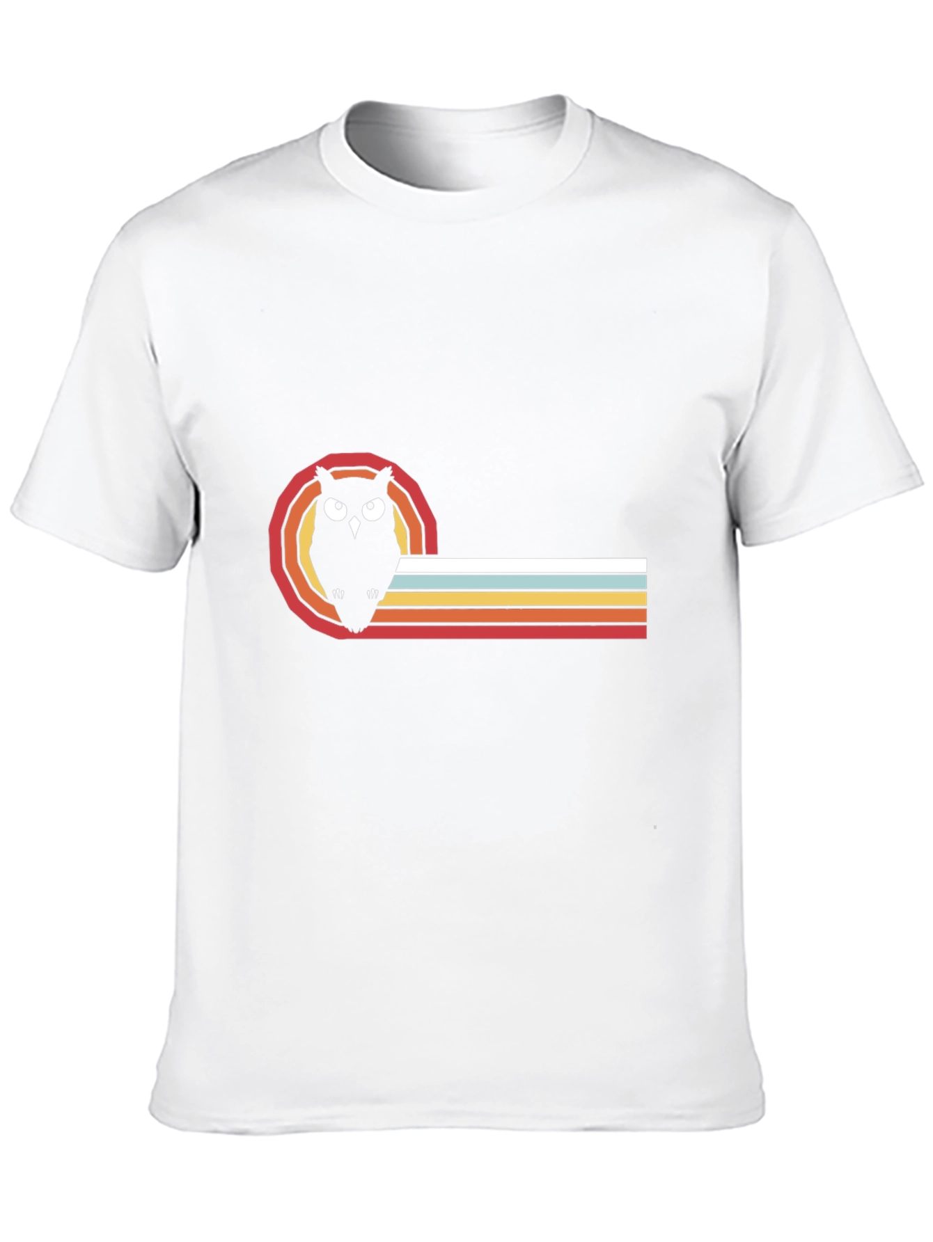 Retro Owl Graphic Tee - Cool Bird Lover T-Shirt