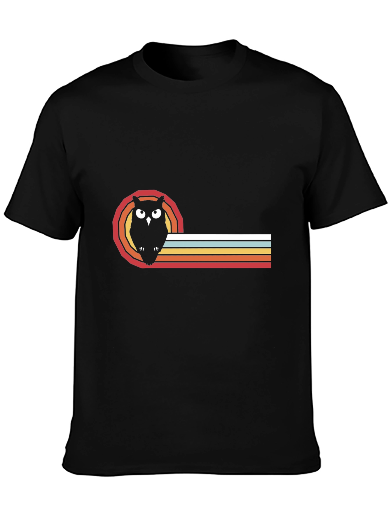 Retro Owl Graphic Tee - Cool Bird Lover T-Shirt