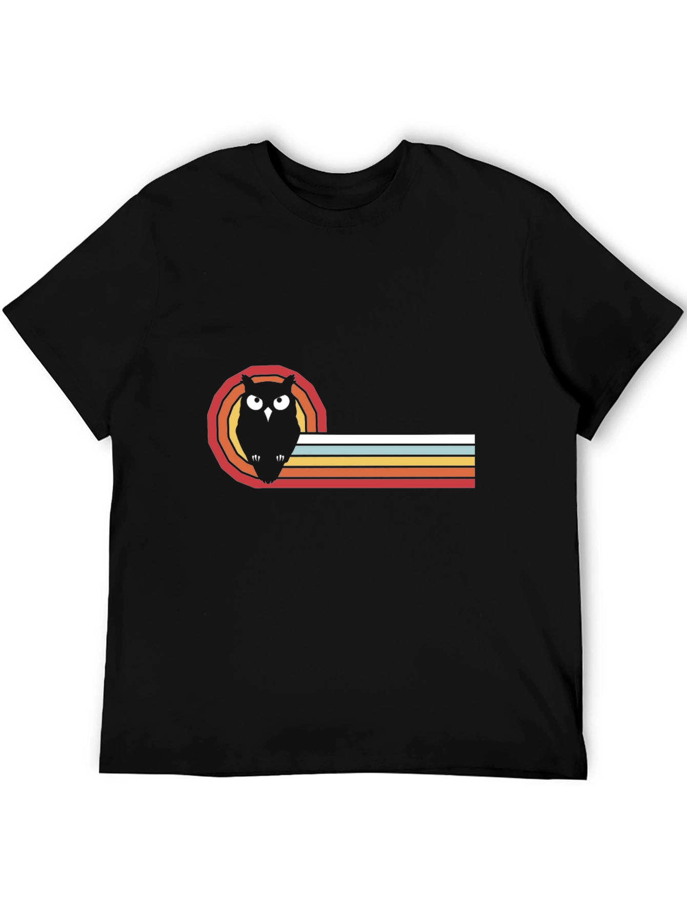 Retro Owl Graphic Tee - Cool Bird Lover T-Shirt