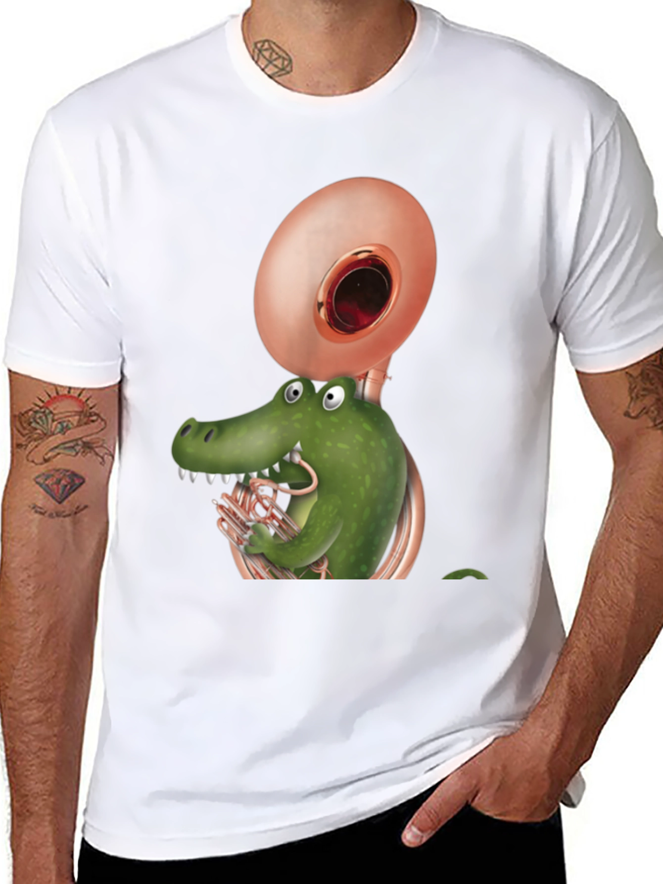 Alligator Tuba Graphic Tee