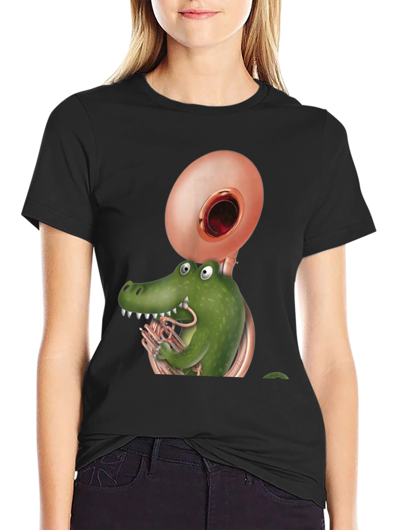 Alligator Tuba Graphic Tee