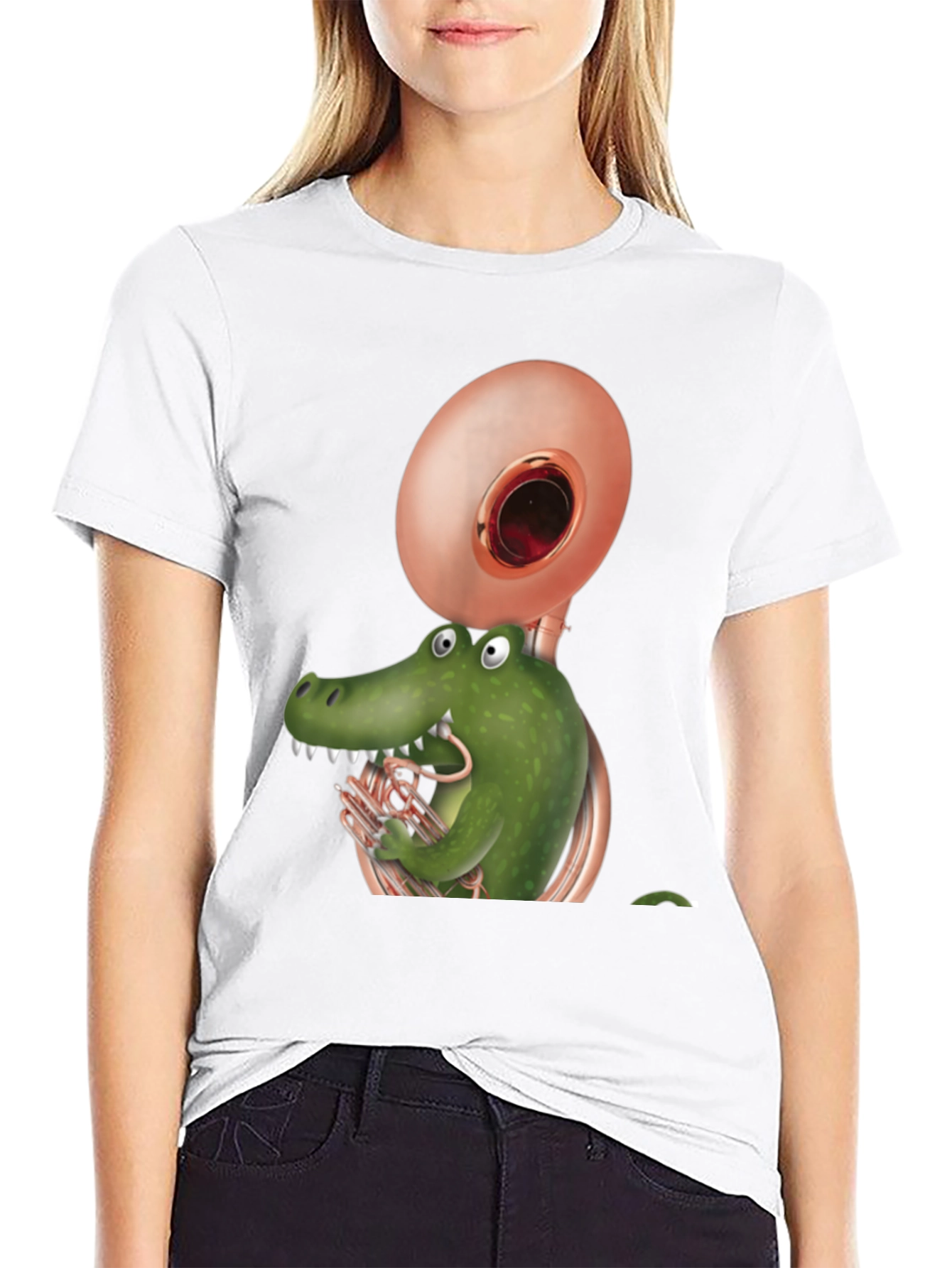 Alligator Tuba Graphic Tee