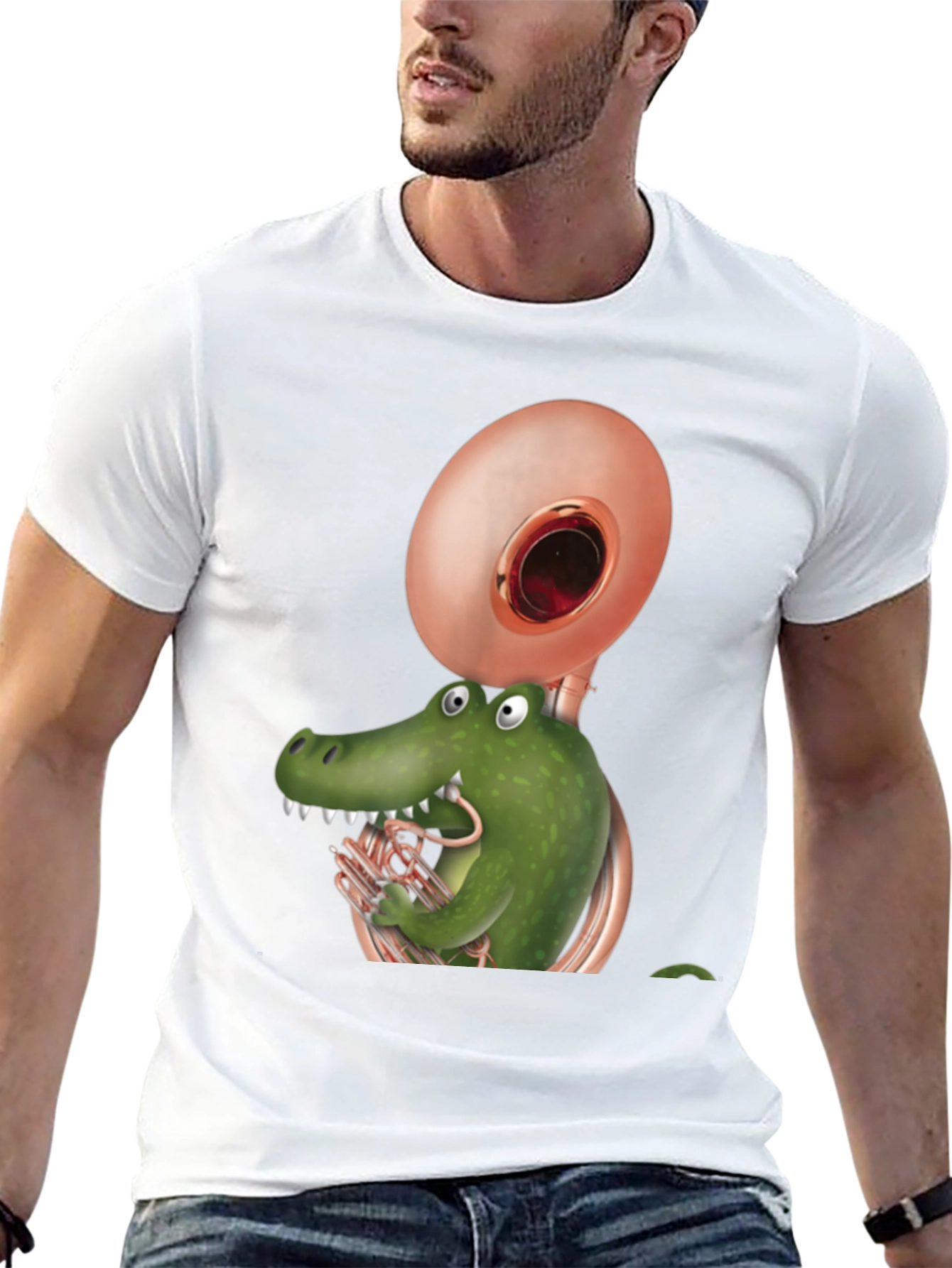 Alligator Tuba Graphic Tee