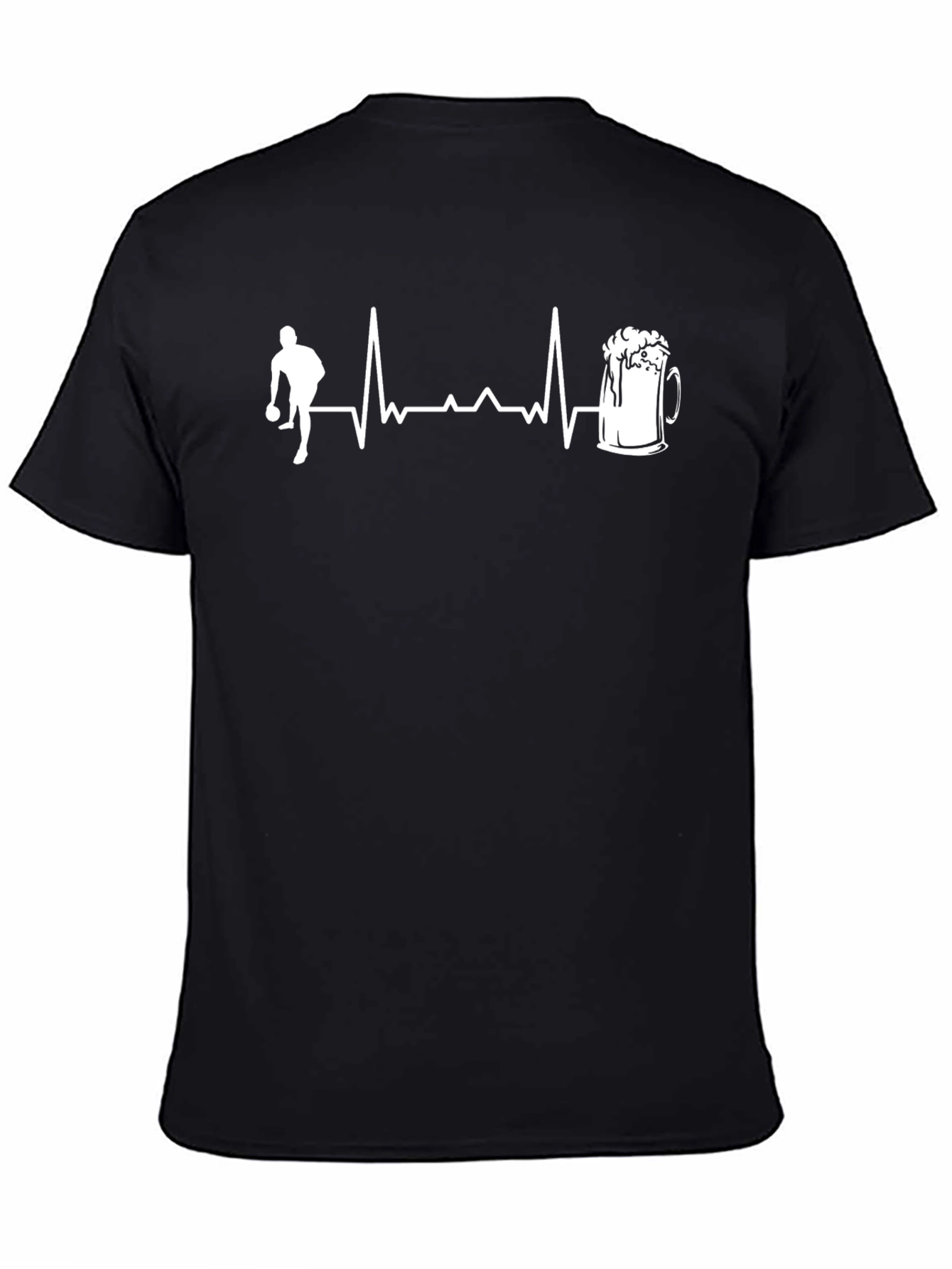 Bowling & Beer Heartbeat T-Shirt