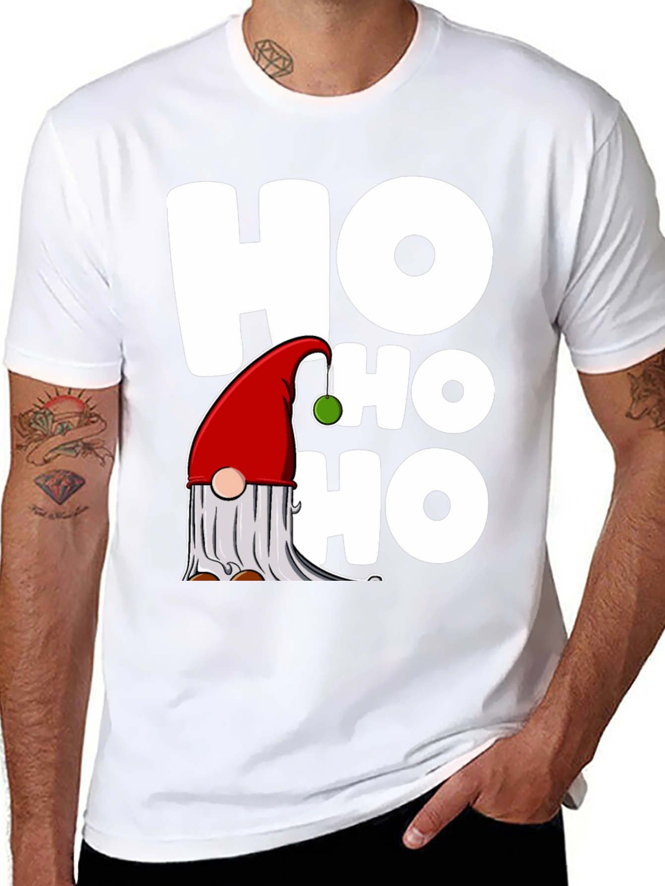 Ho Ho Ho Christmas Gnome T-Shirt