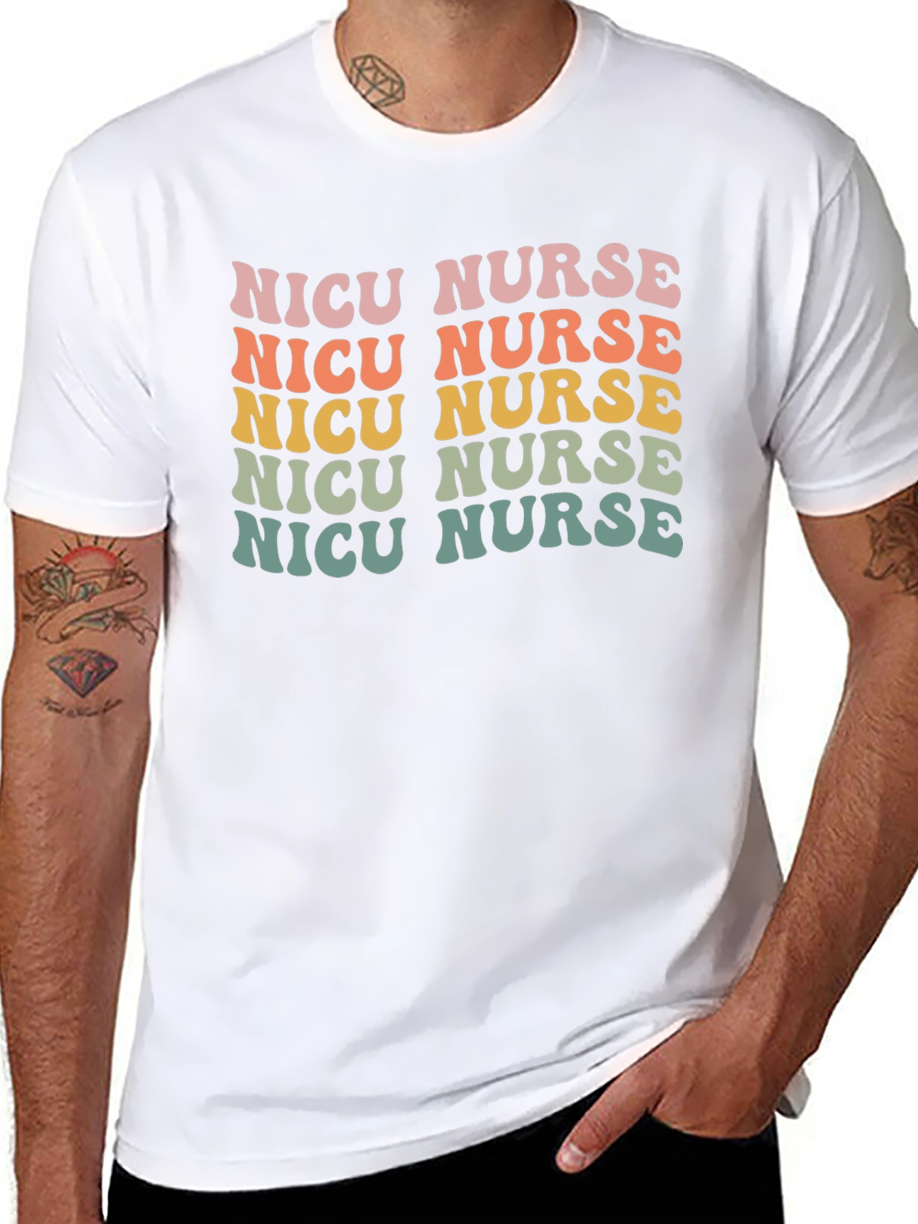 NICU Nurse Retro Graphic Tee - Unisex