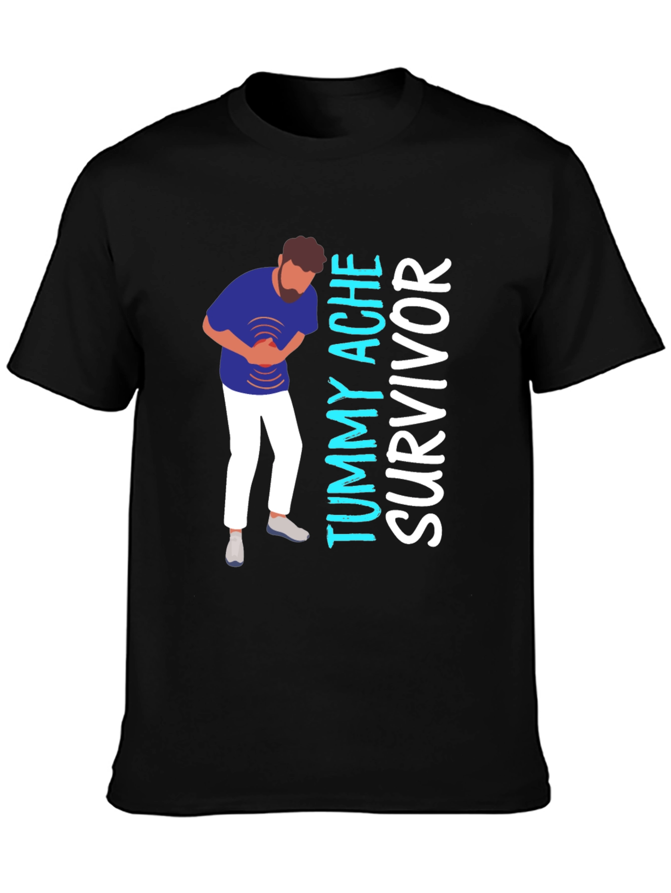 Tummy Ache Survivor Graphic T-Shirt