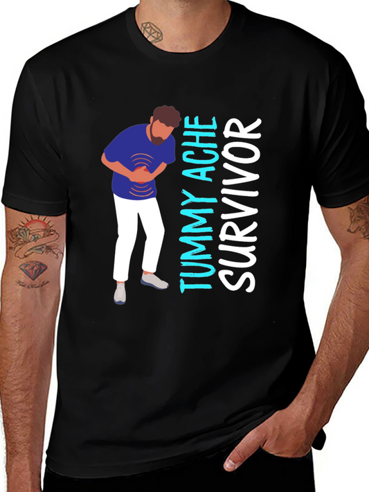 Tummy Ache Survivor Graphic T-Shirt