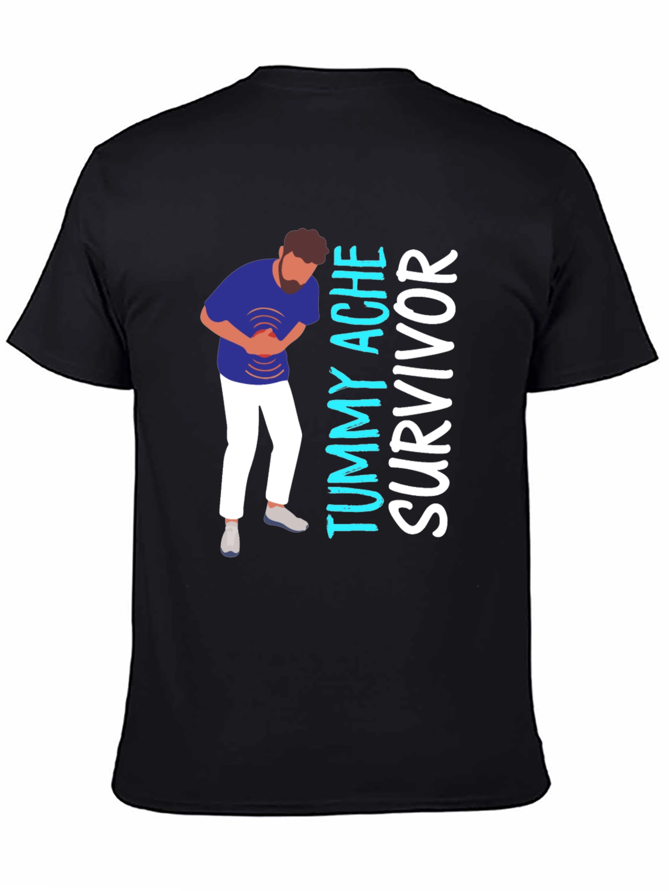 Tummy Ache Survivor Graphic T-Shirt