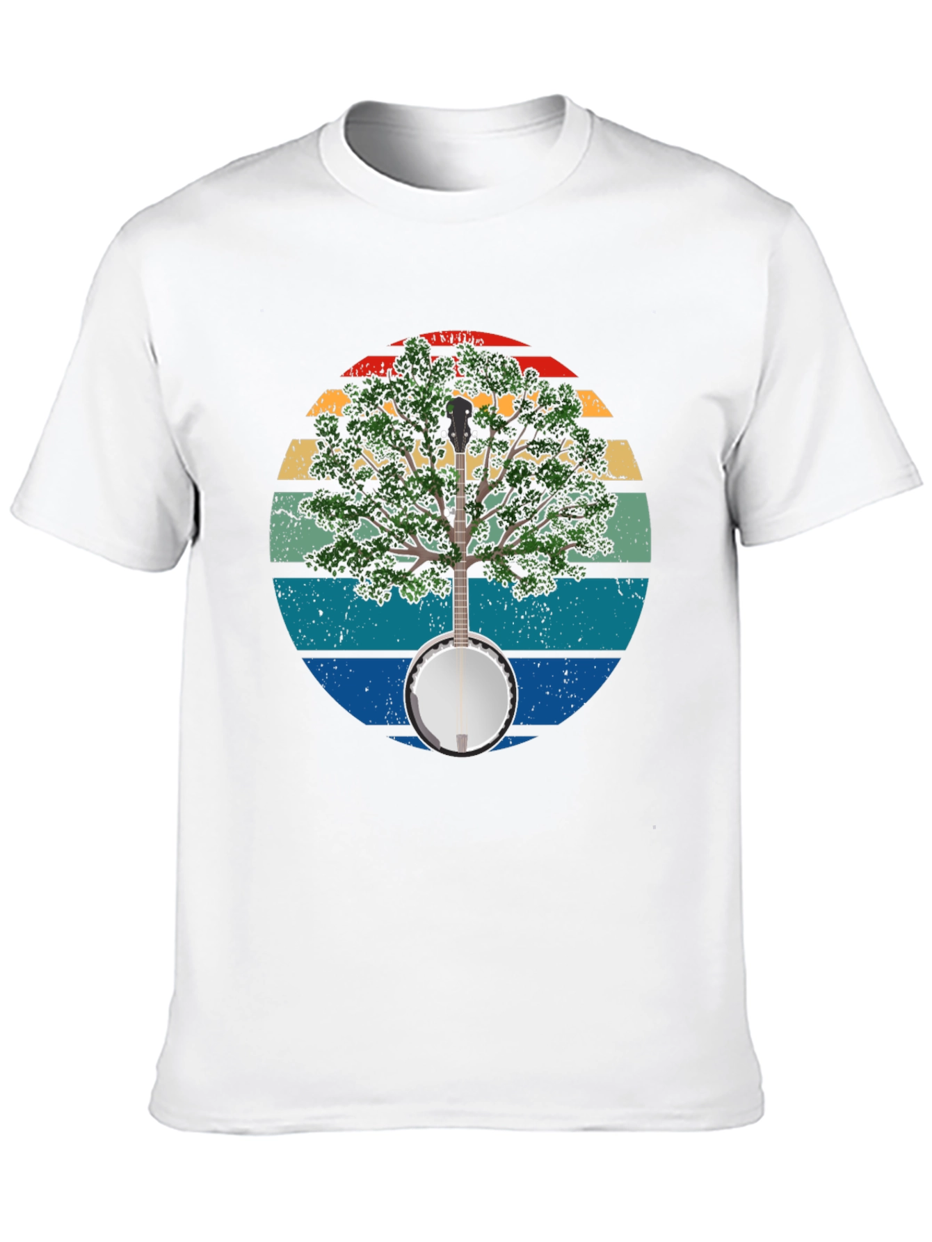 Banjo Tree Graphic T-Shirt