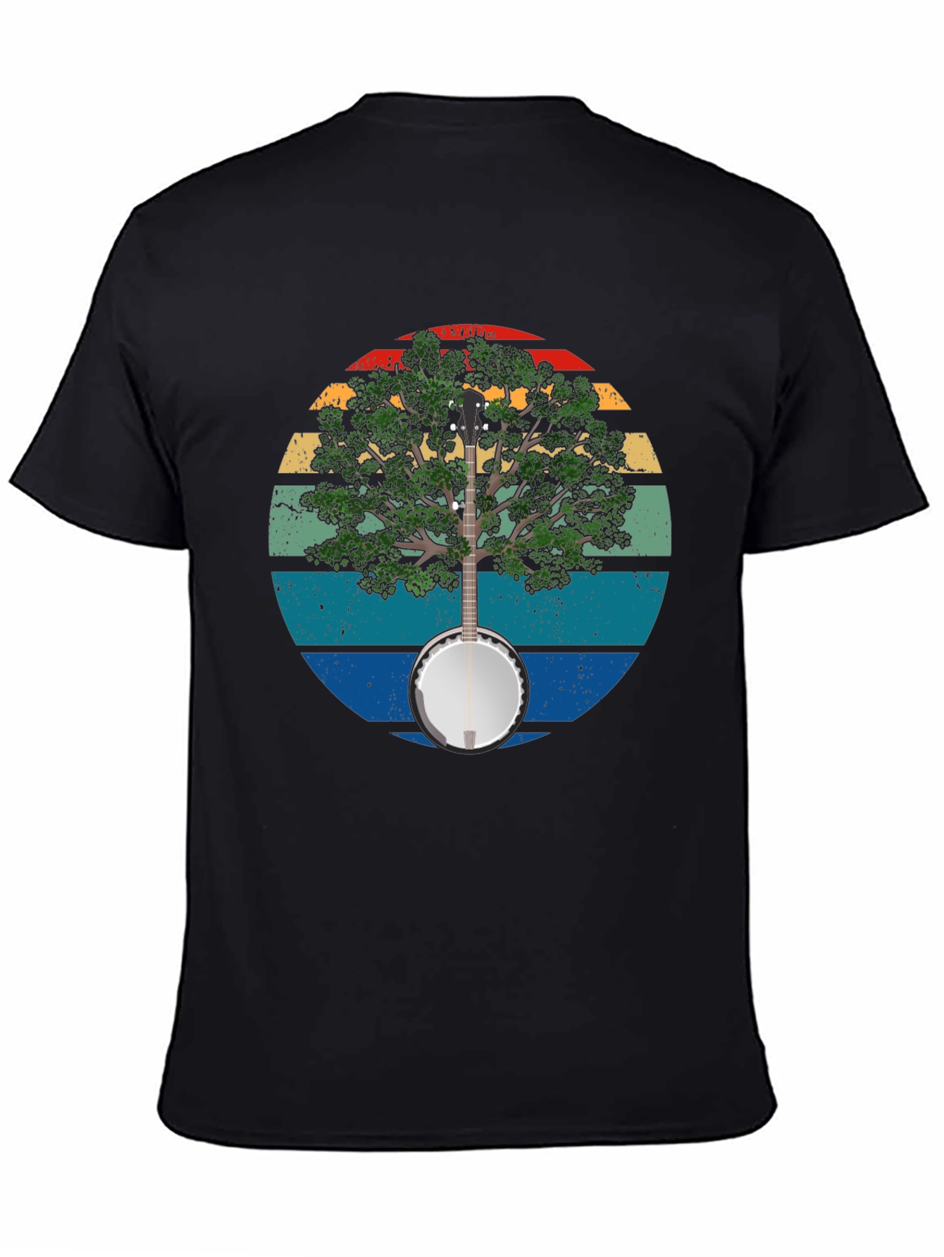 Banjo Tree Graphic T-Shirt