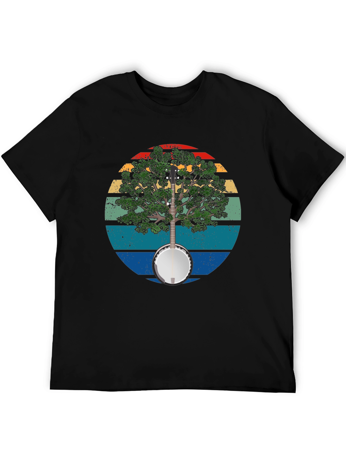 Banjo Tree Graphic T-Shirt