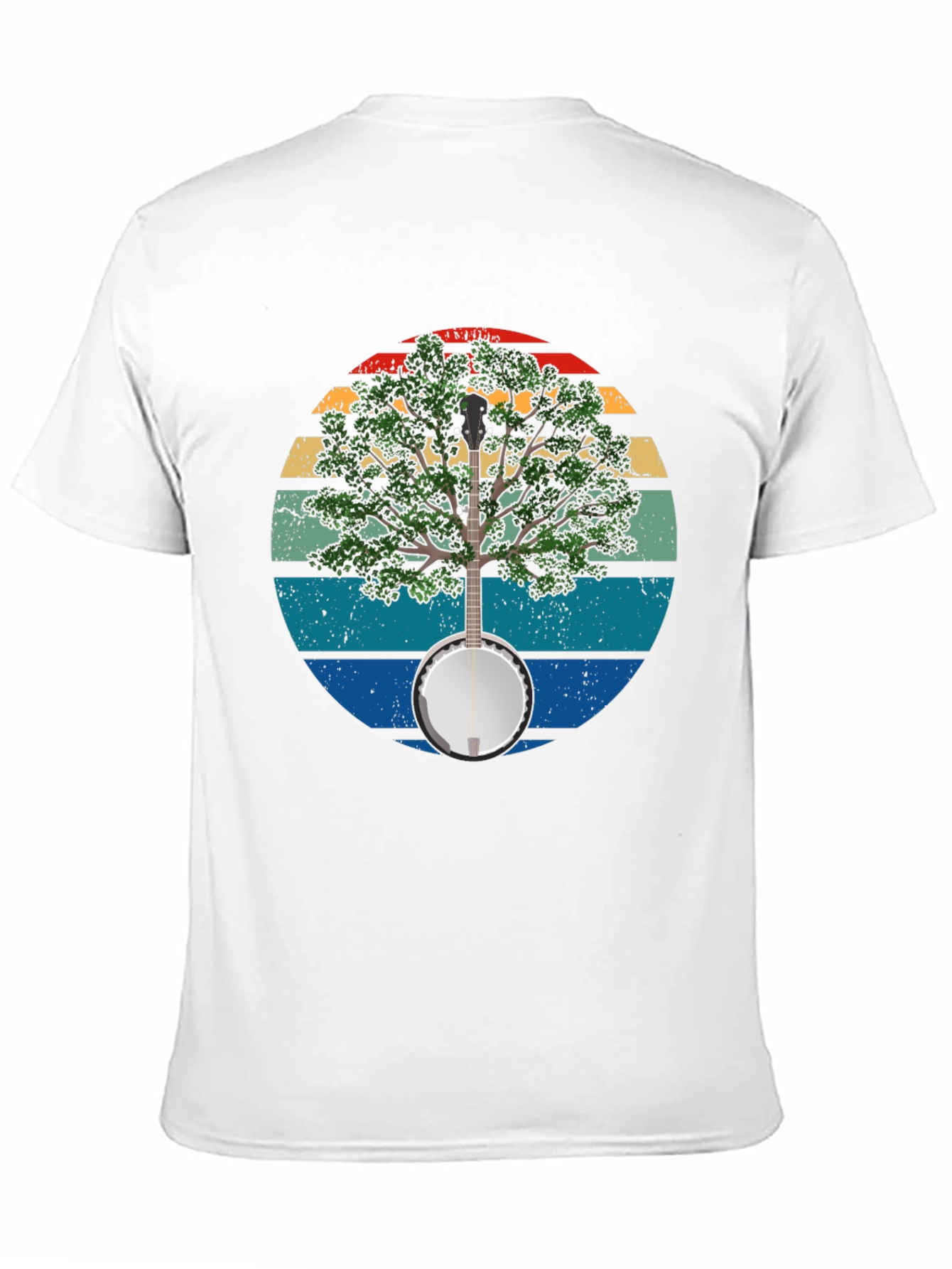 Banjo Tree Graphic T-Shirt