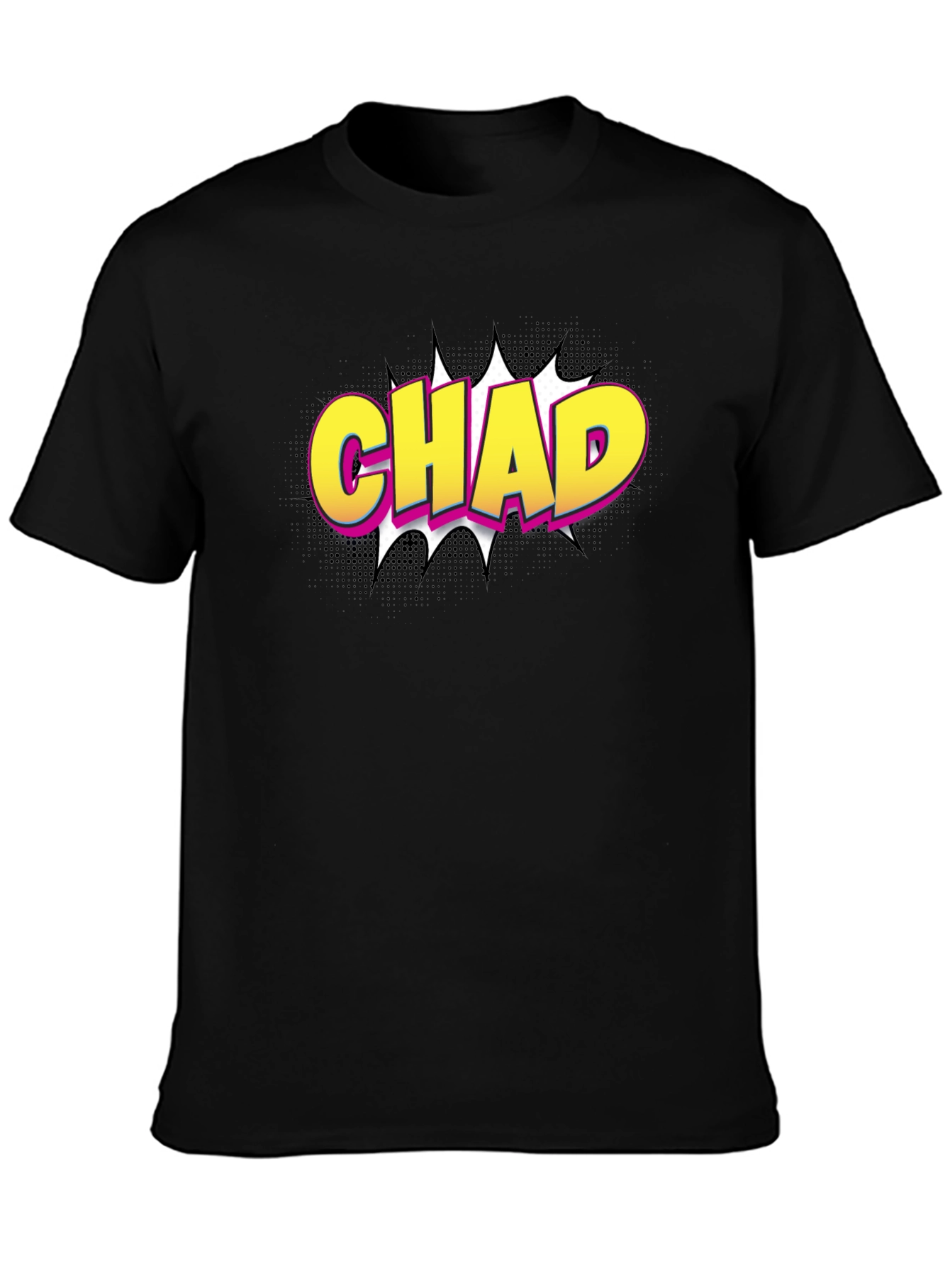 Chad Comic Book Style Graphic T-Shirt