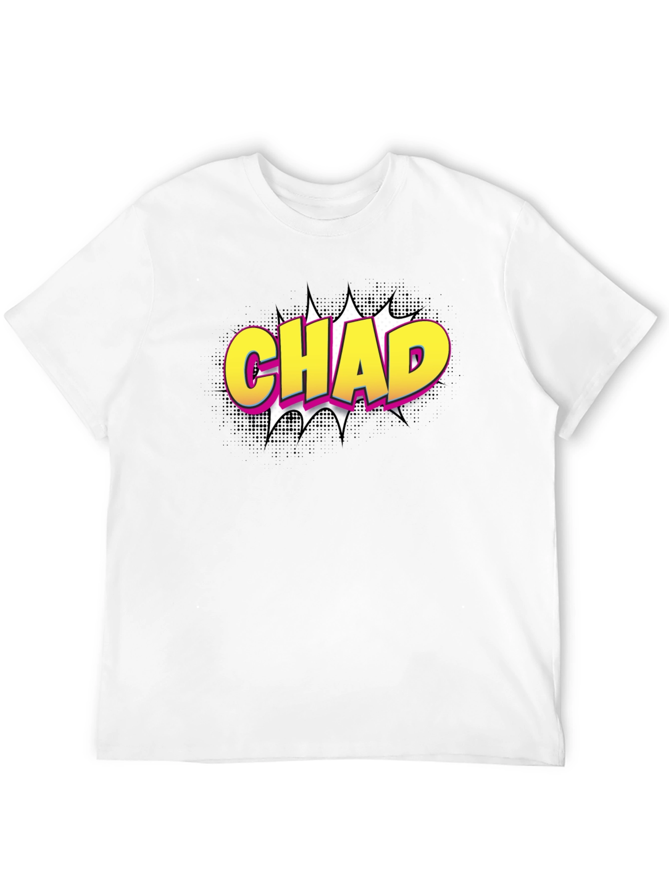 Chad Comic Book Style Graphic T-Shirt