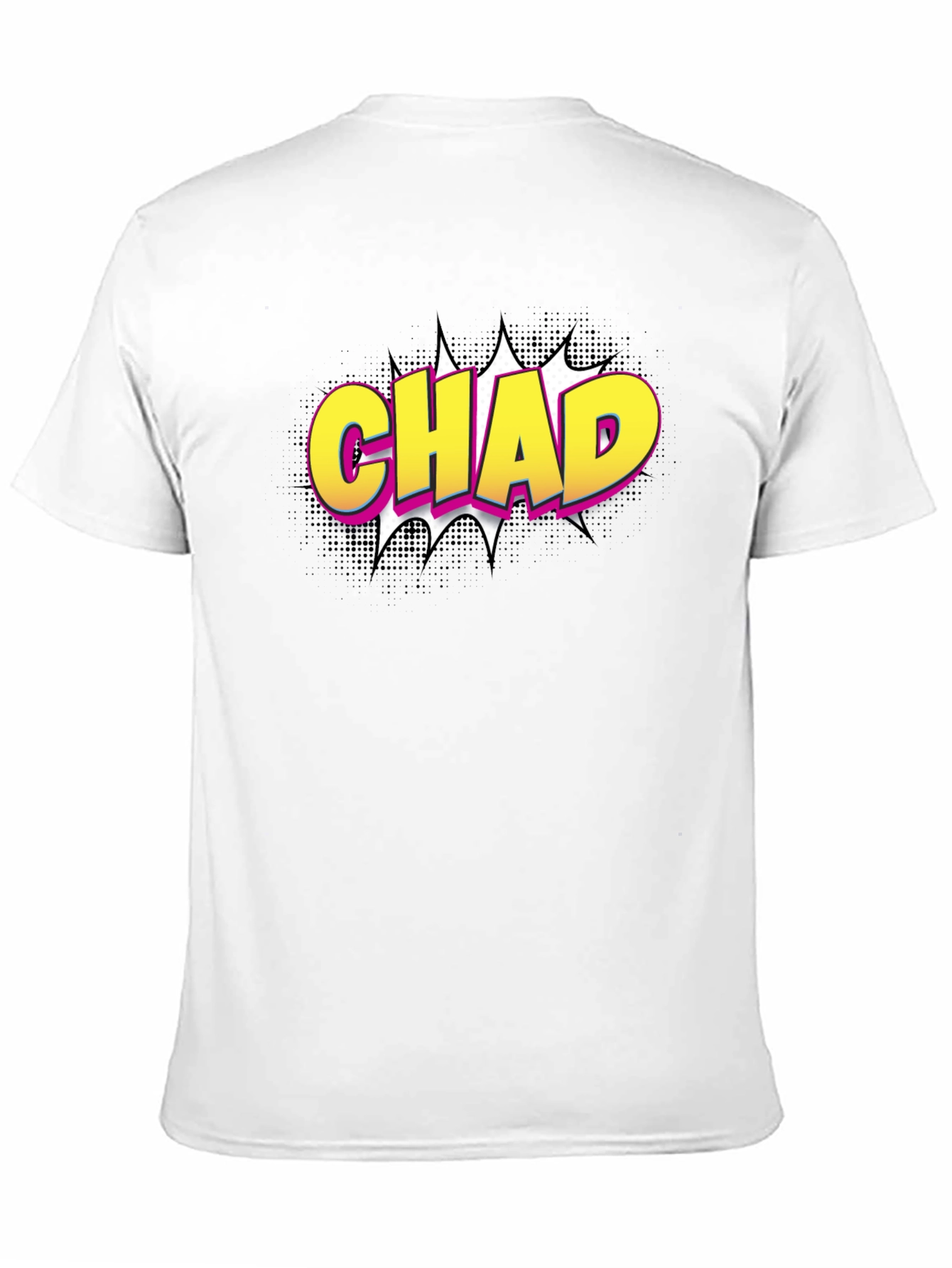 Chad Comic Book Style Graphic T-Shirt
