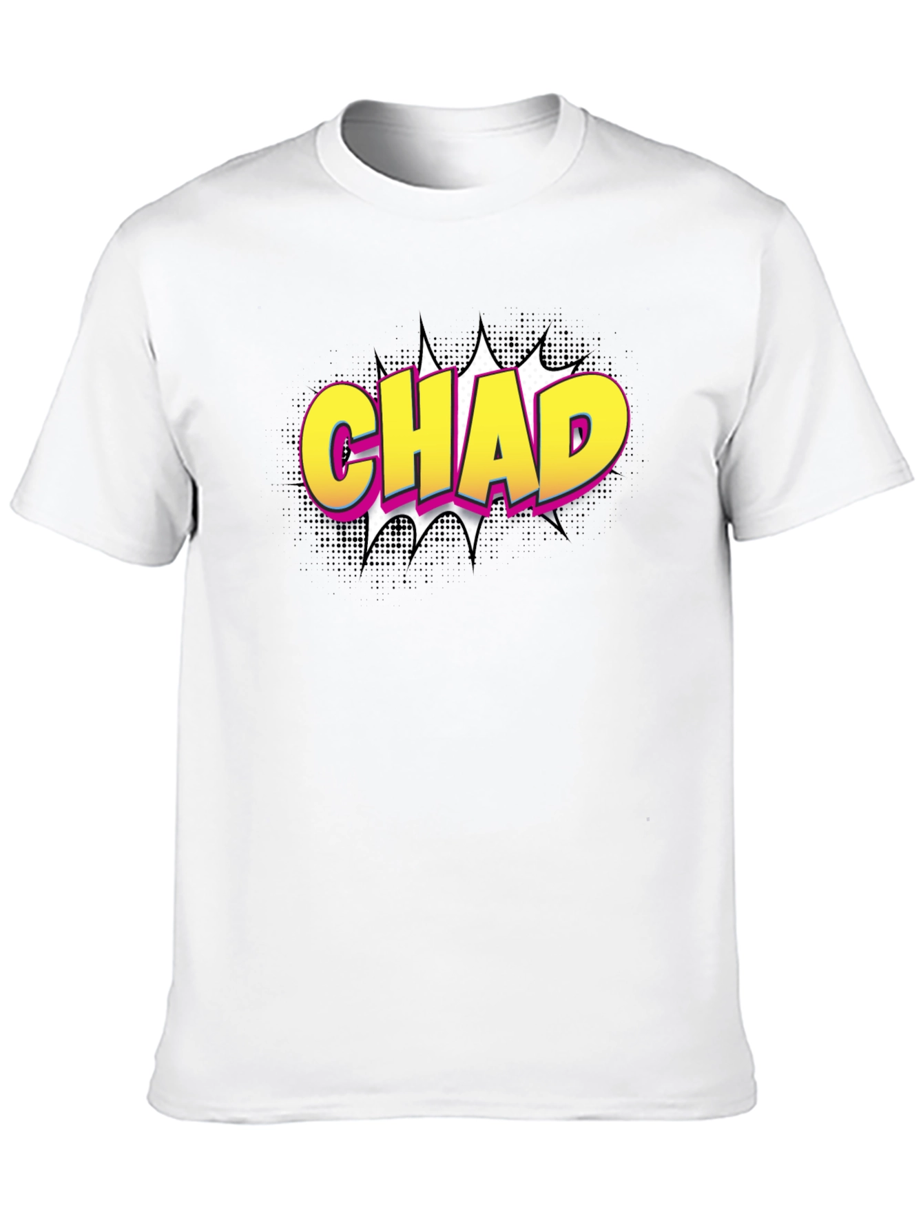 Chad Comic Book Style Graphic T-Shirt
