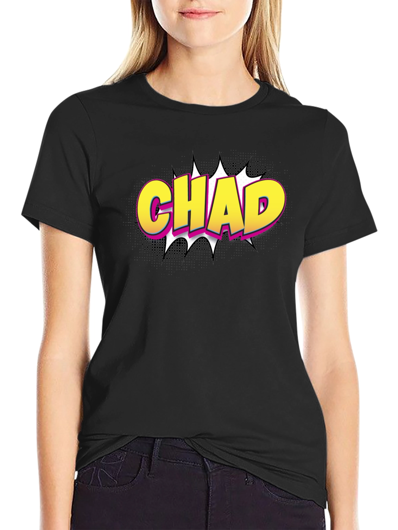 Chad Comic Book Style Graphic T-Shirt