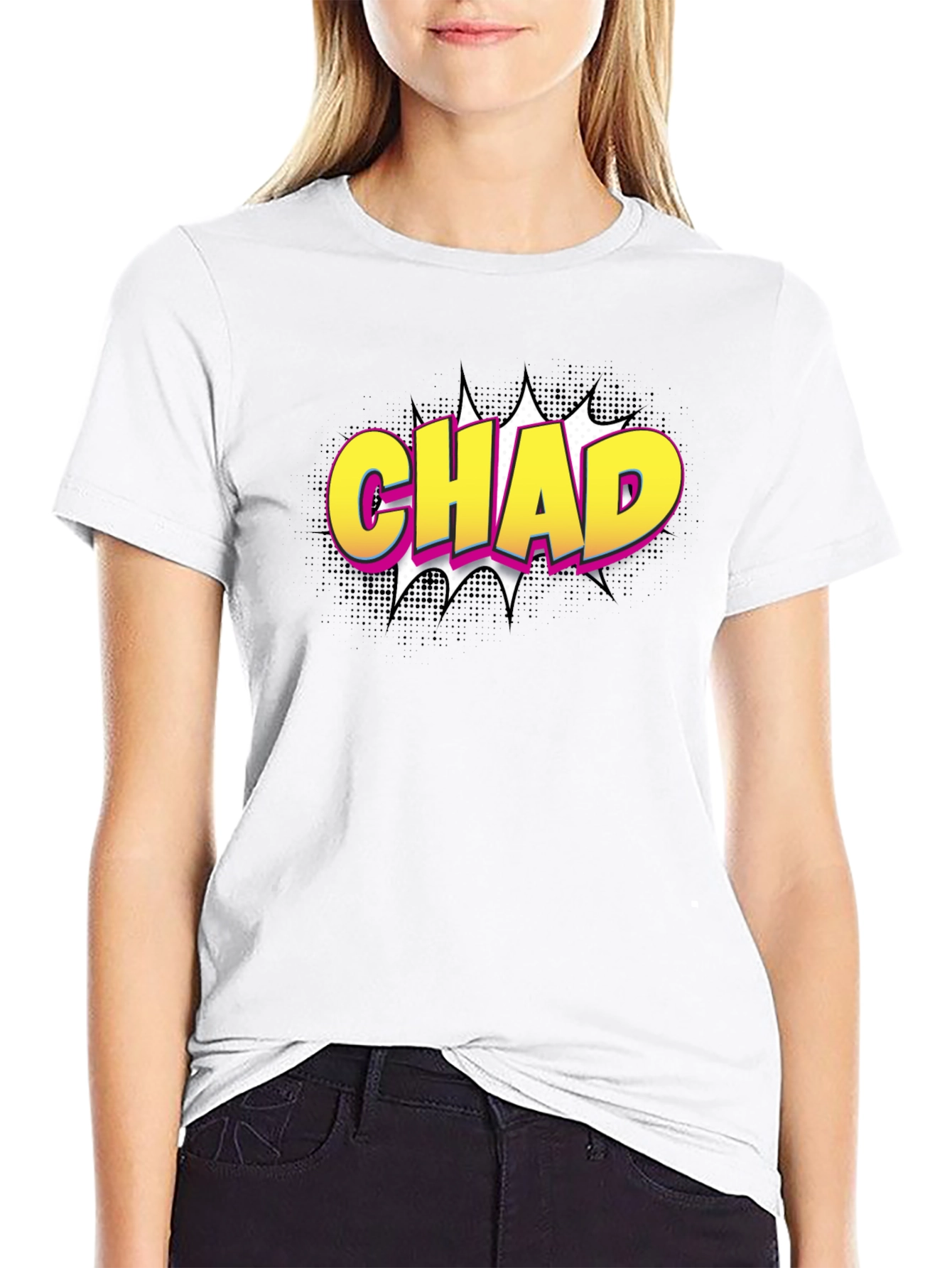 Chad Comic Book Style Graphic T-Shirt